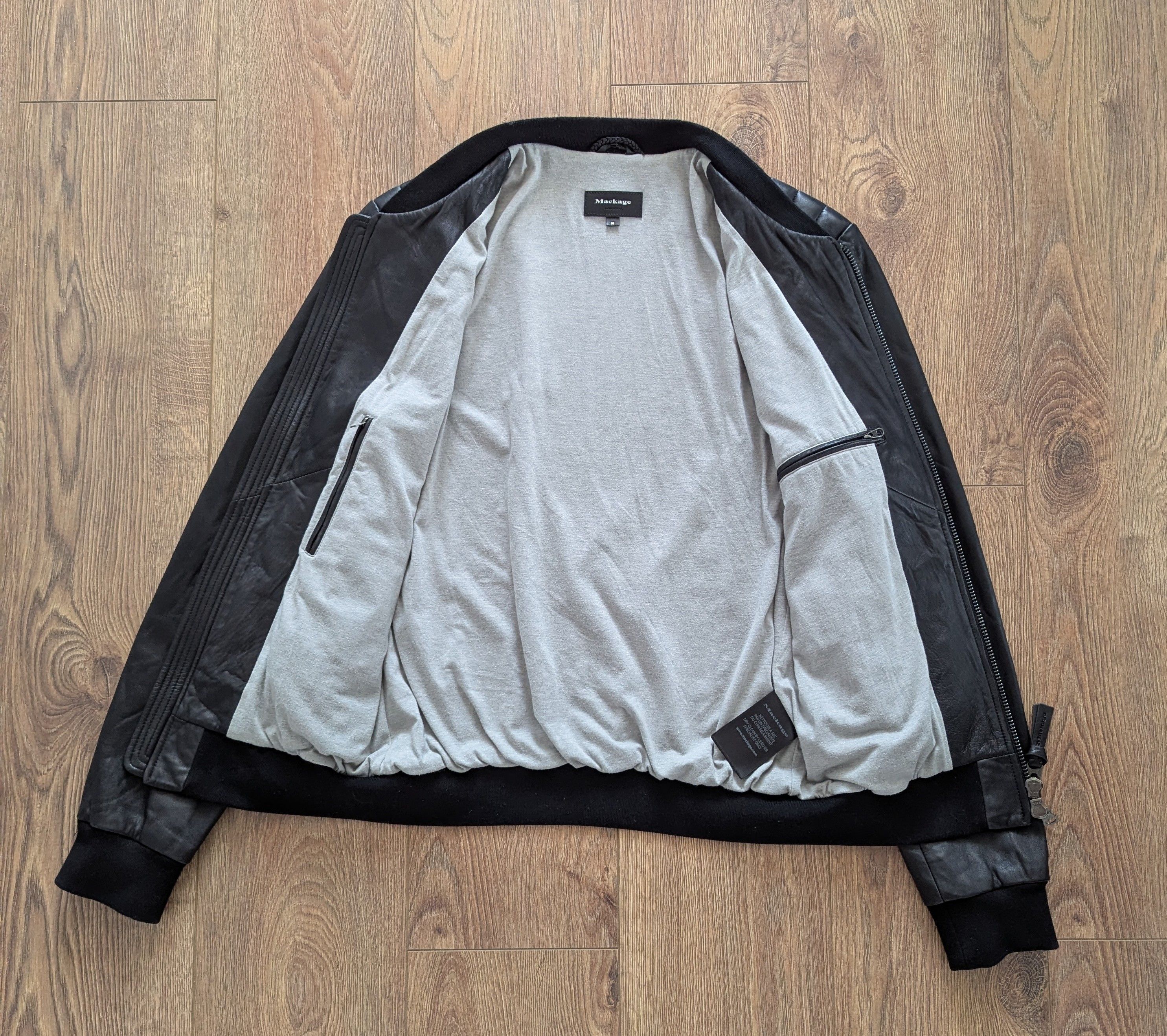 Leather × Mackage MACKAGE Montreal Leather Bomber Jacket Size S 38 Luxury Size US S / EU 44-46 / 1 - 8 Thumbnail