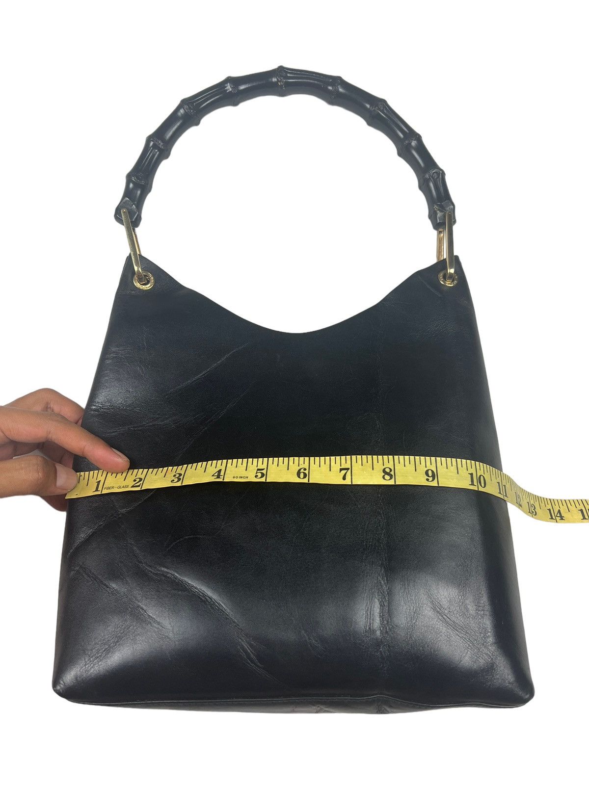 Gucci Vintage Gucci Bamboo Top Handle Leather Bag Size ONE SIZE - 15 Thumbnail