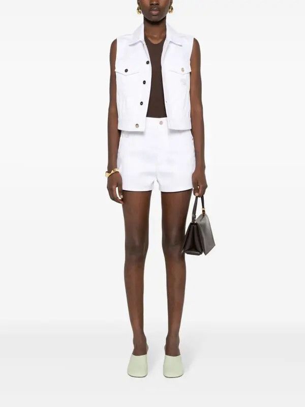 Fendi o1B3y1r0326 Gilet in White Size S / US 4 / IT 40 - 5 Thumbnail