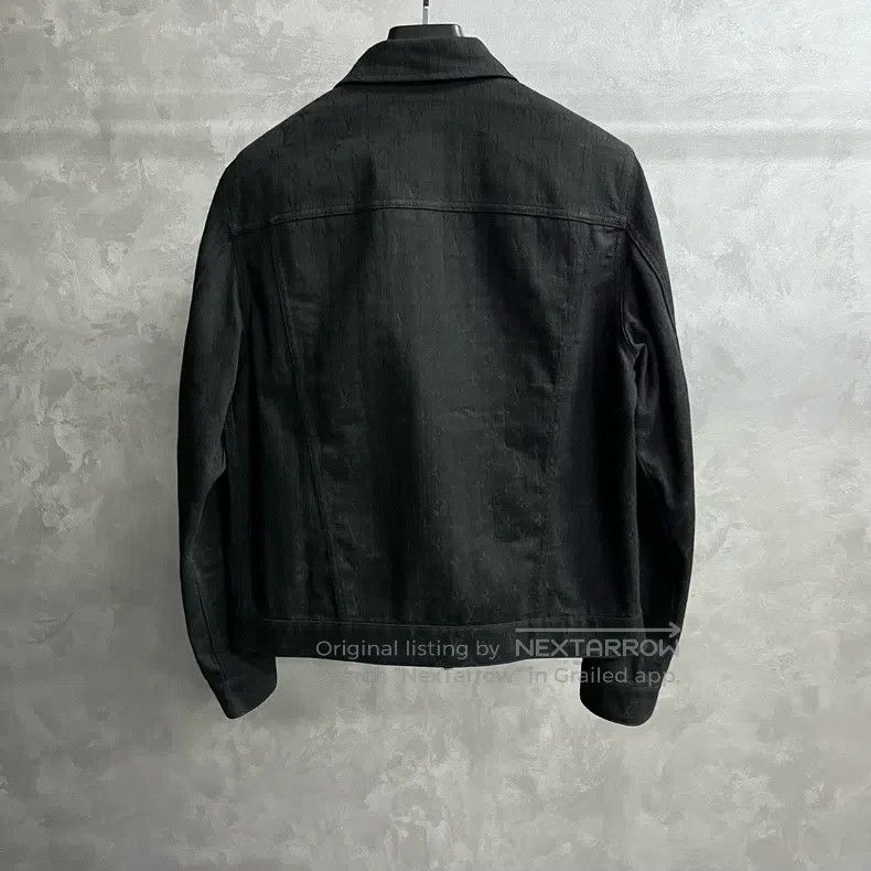 Louis Vuitton Louis Vuitton Black solid print denim jacket Size US S / EU 44-46 / 1 - 5 Thumbnail