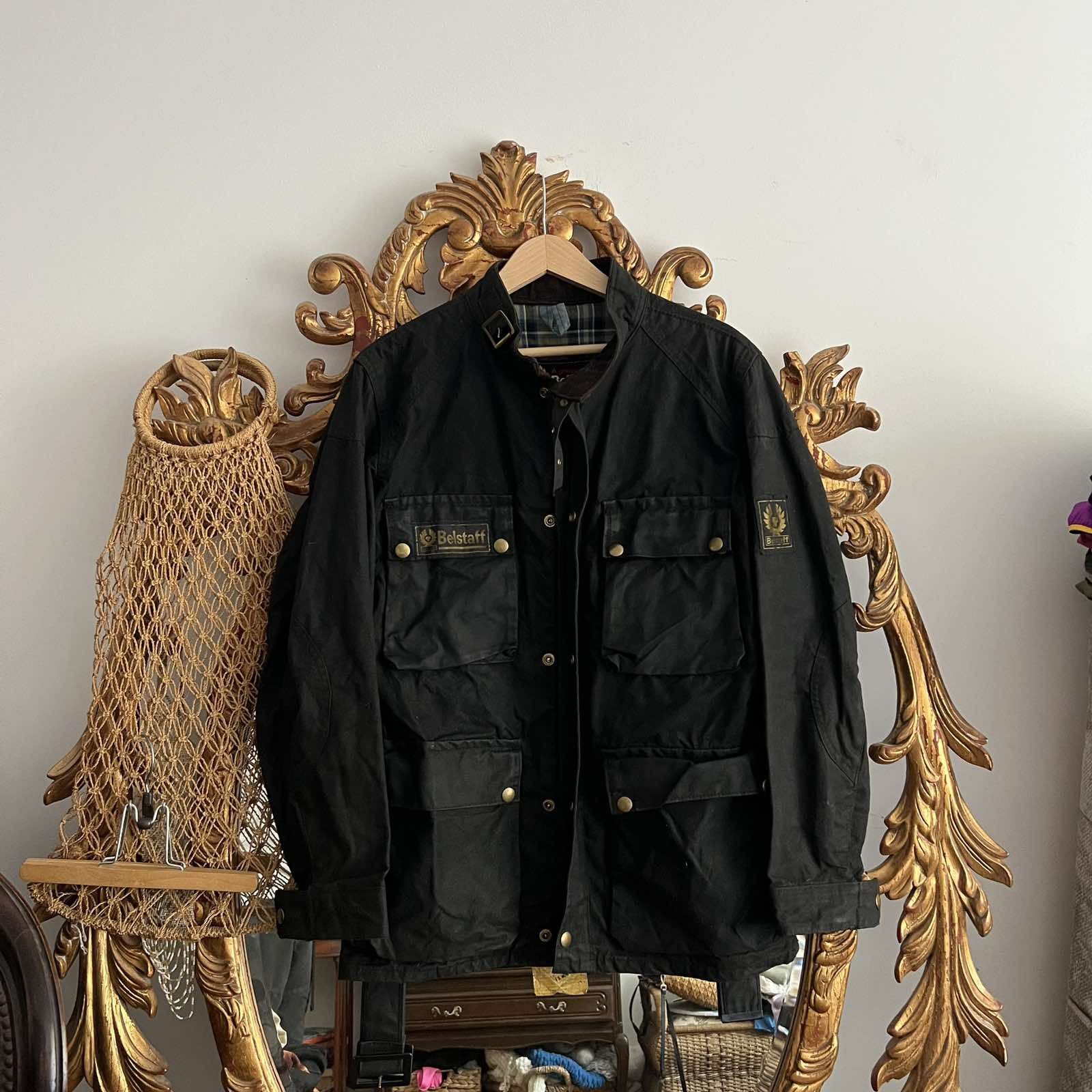 Belstaff Belstaff Wax Trialmaster Legend Black Jacket Sz M Size US M / EU 48-50 / 2 - 1 Thumbnail