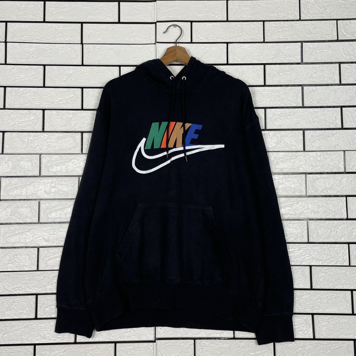 Nike Nike Big Logo Pullover Black Hoodie Size US L / EU 52-54 / 3 - 10 Thumbnail