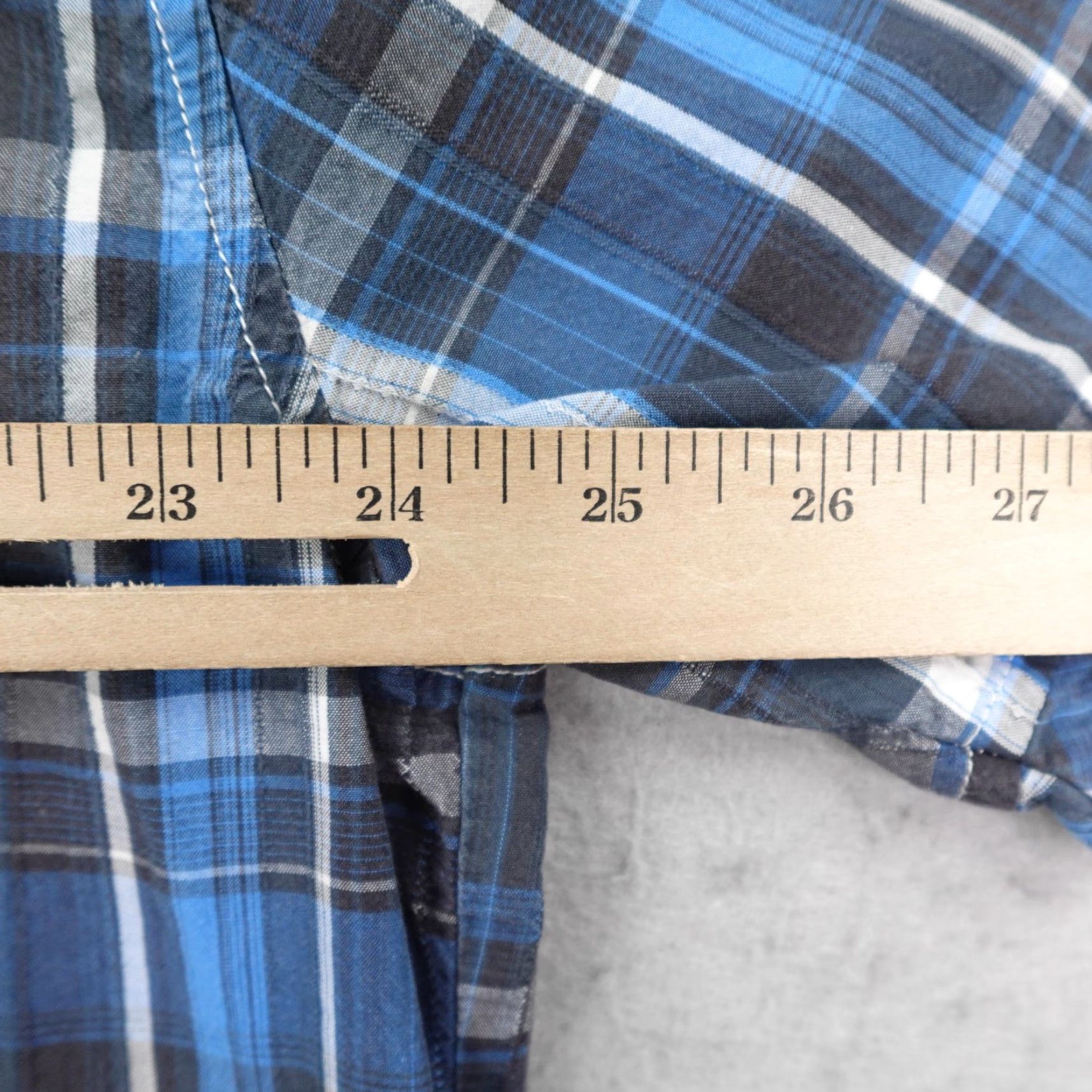 Vintage Kuhl Shirt Men XL Blue Plaid Suncel Button Up Hiking Outdoors Short Sleeve Size US XL / EU 56 / 4 - 6 Thumbnail