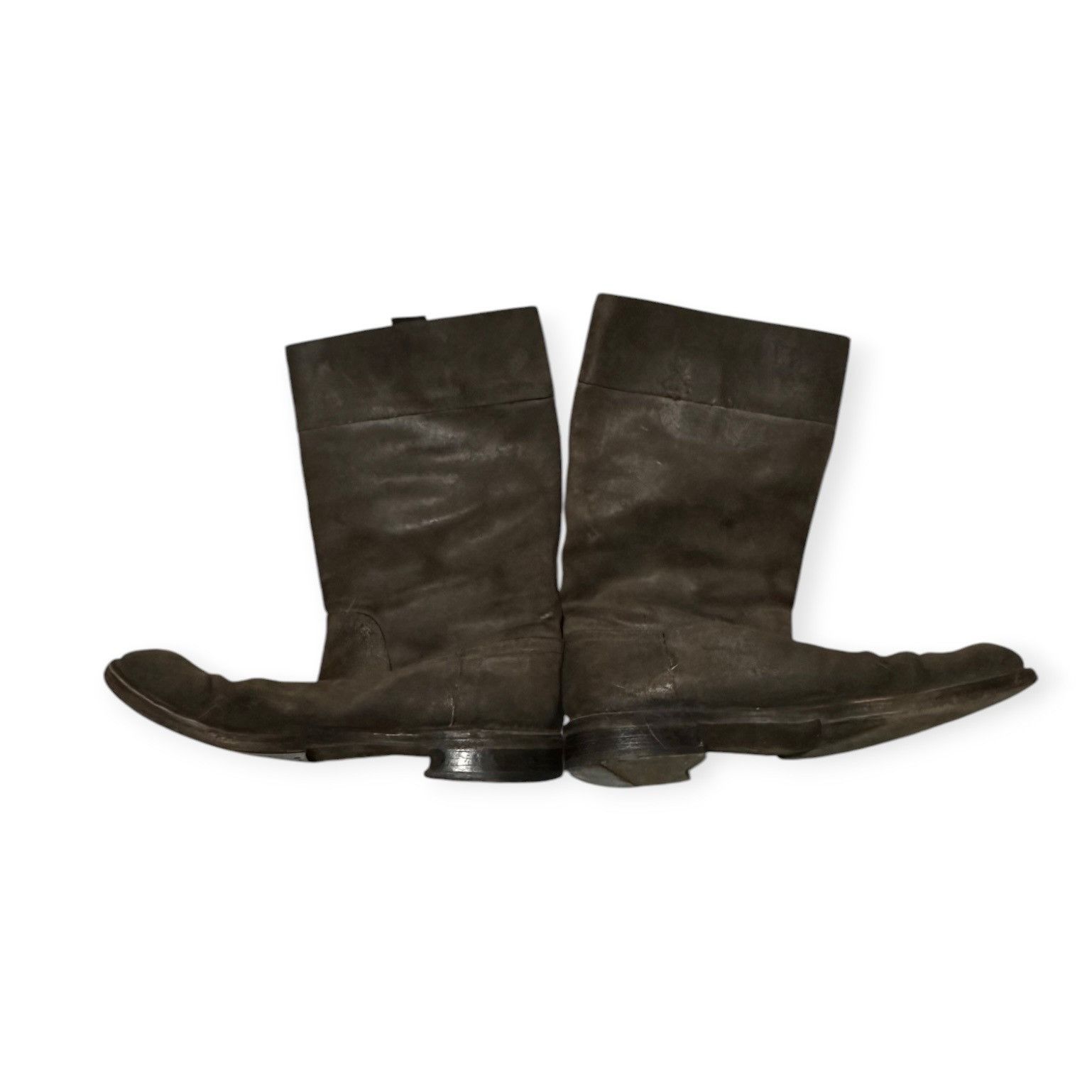 Costume National Costume National Distressed Brown Suede Leather Boots, 38EU Size US 8 / IT 38 - 10 Thumbnail