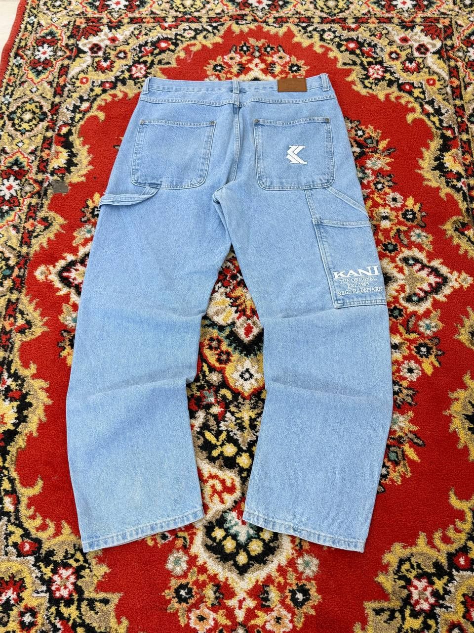 Japanese Brand baggy flared bootcut balenci style y2k hype jeans Size US 32 / EU 48 - 11 Thumbnail