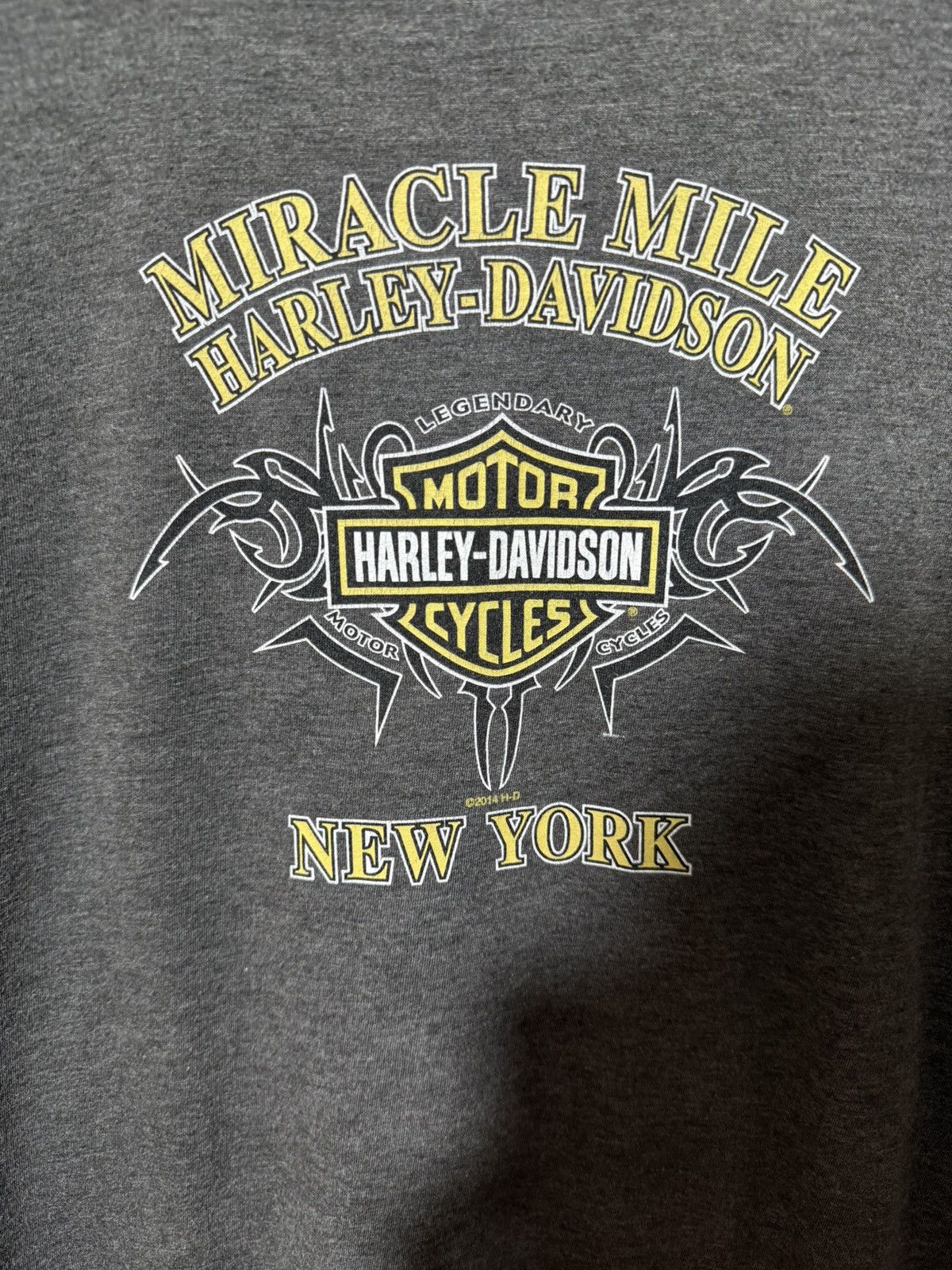 Band Tees × Harley Davidson × Vintage Vintage 2014 Harley Davidson Motorcycles Eagle Retro T-Shirt Size US M / EU 48-50 / 2 - 8 Thumbnail