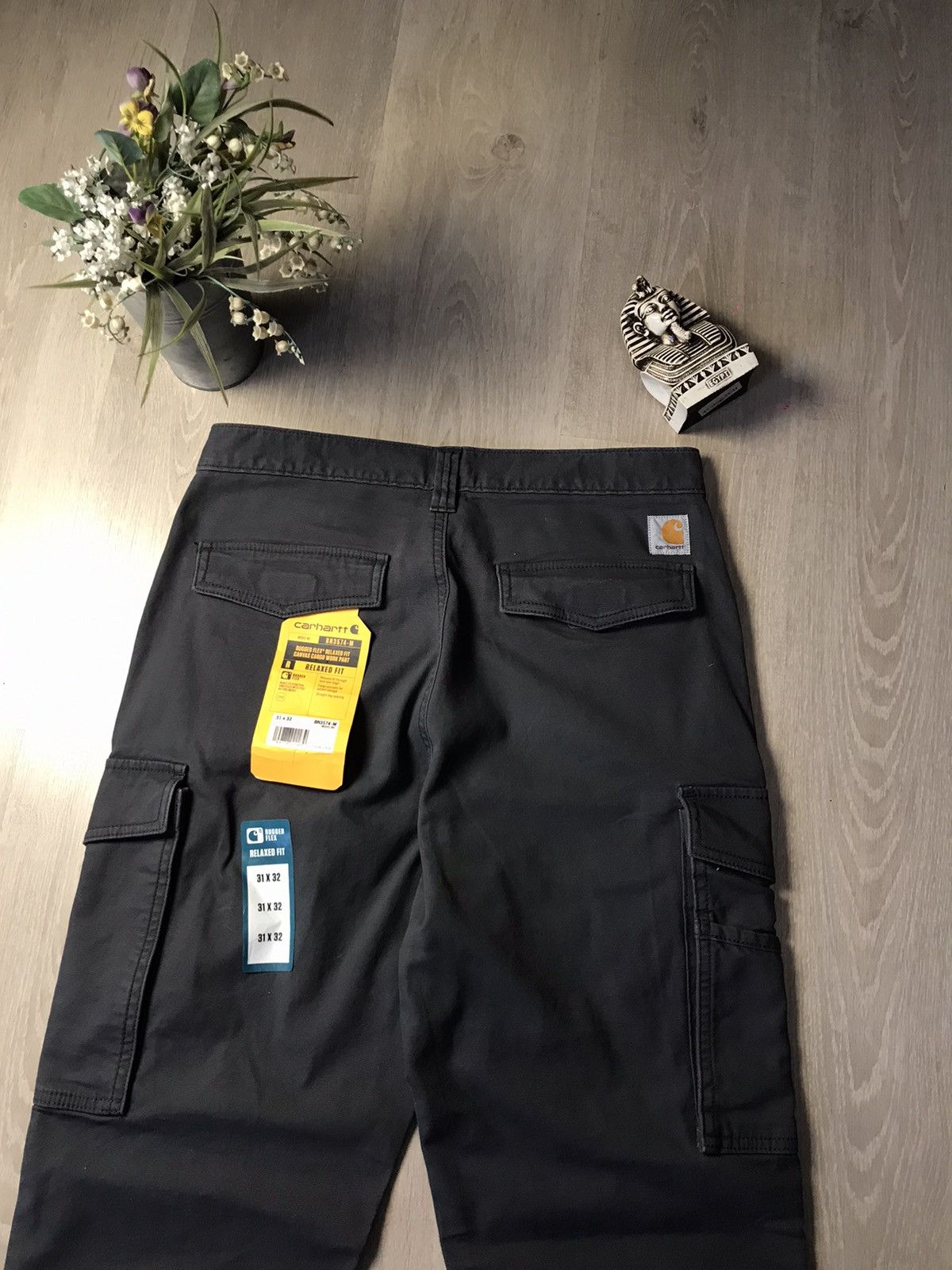 Carhartt × Vintage New !!! Carhartt Canvas Cargo pants vintage 90s workwear Size US 31 - 7 Thumbnail
