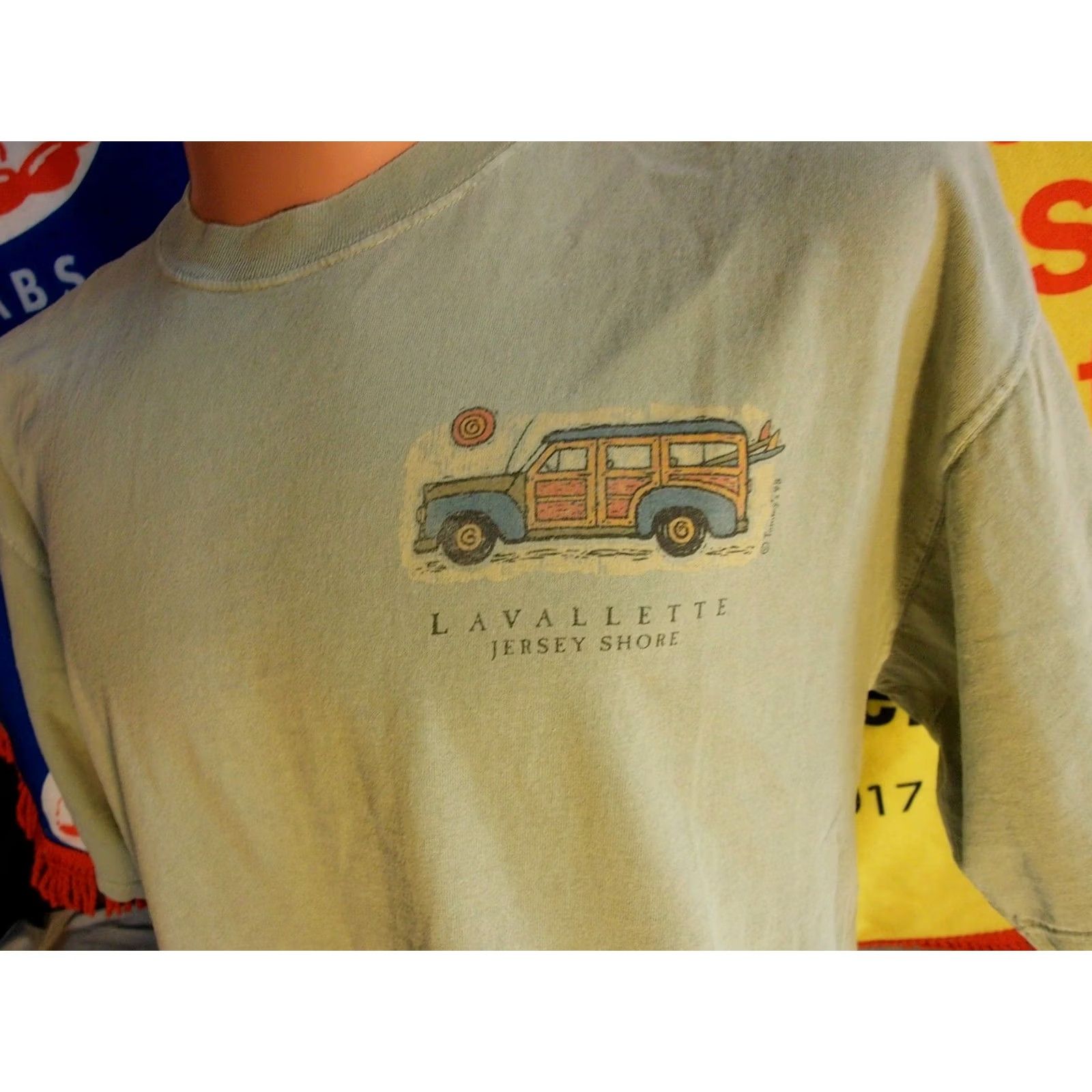 Vintage TOMMY'S LAVALLETTE Jersey Shore Shirt XL Ocean BEACH SURFING VTG 1998 t Men's Size US XL / EU 56 / 4 - 2 Thumbnail