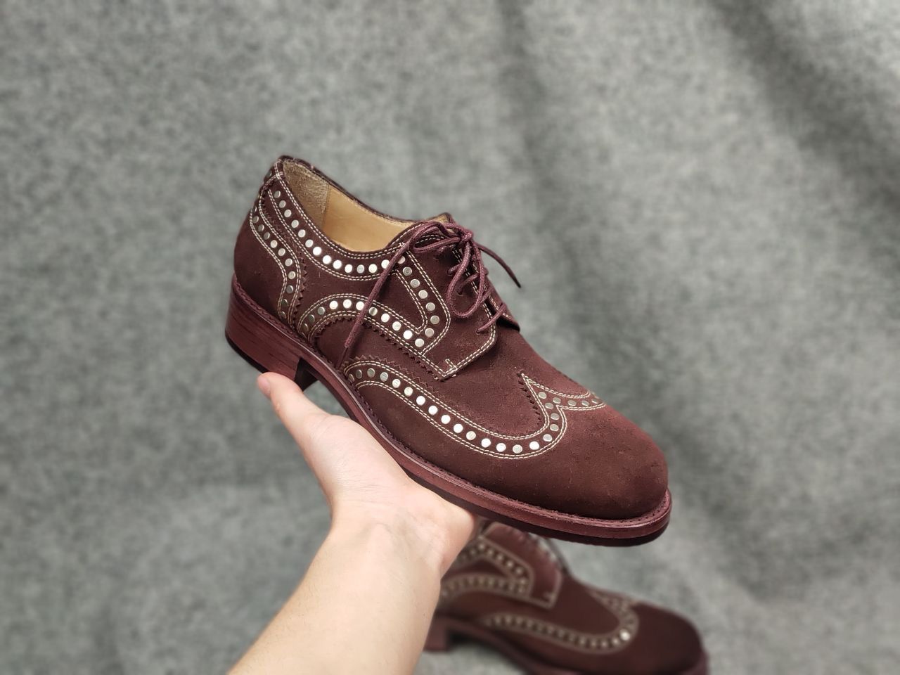 Jean Baptiste Rautureau Rare Jean Baptiste Rautureau suede leather Brogues Shoes Size US 7 / EU 40 - 19 Thumbnail