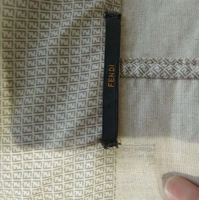 Fendi Fendi Beige XL Polyester Women's Cotton Jacket . Size XL / US 12-14 / IT 48-50 - 3 Thumbnail