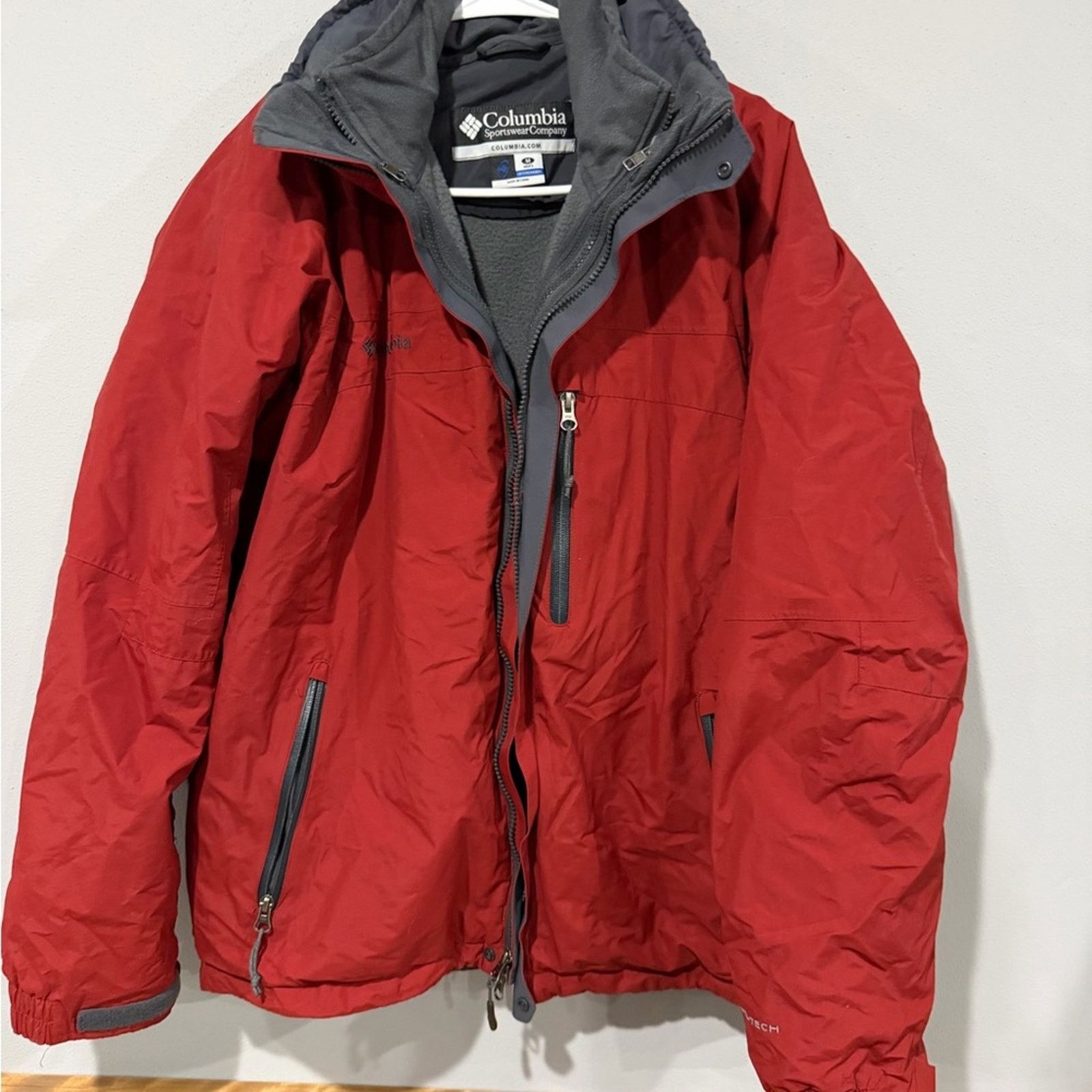 Columbia Columbia Men’s Interchange Omni-Tech 3-in-1 Jacket Sz Medium Size US M / EU 48-50 / 2 - 1 Thumbnail