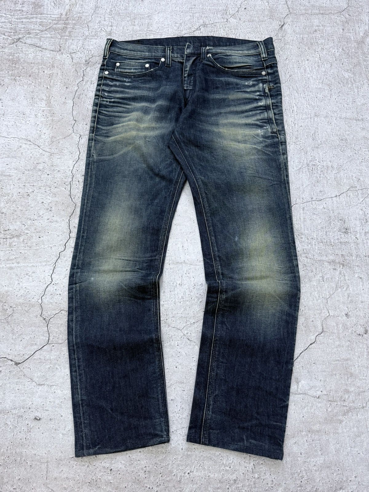 Neil Barrett Vintage Neil Barrett Hedi Slimane Style Washed Jeans Size US 32 / EU 48 - 1 Thumbnail