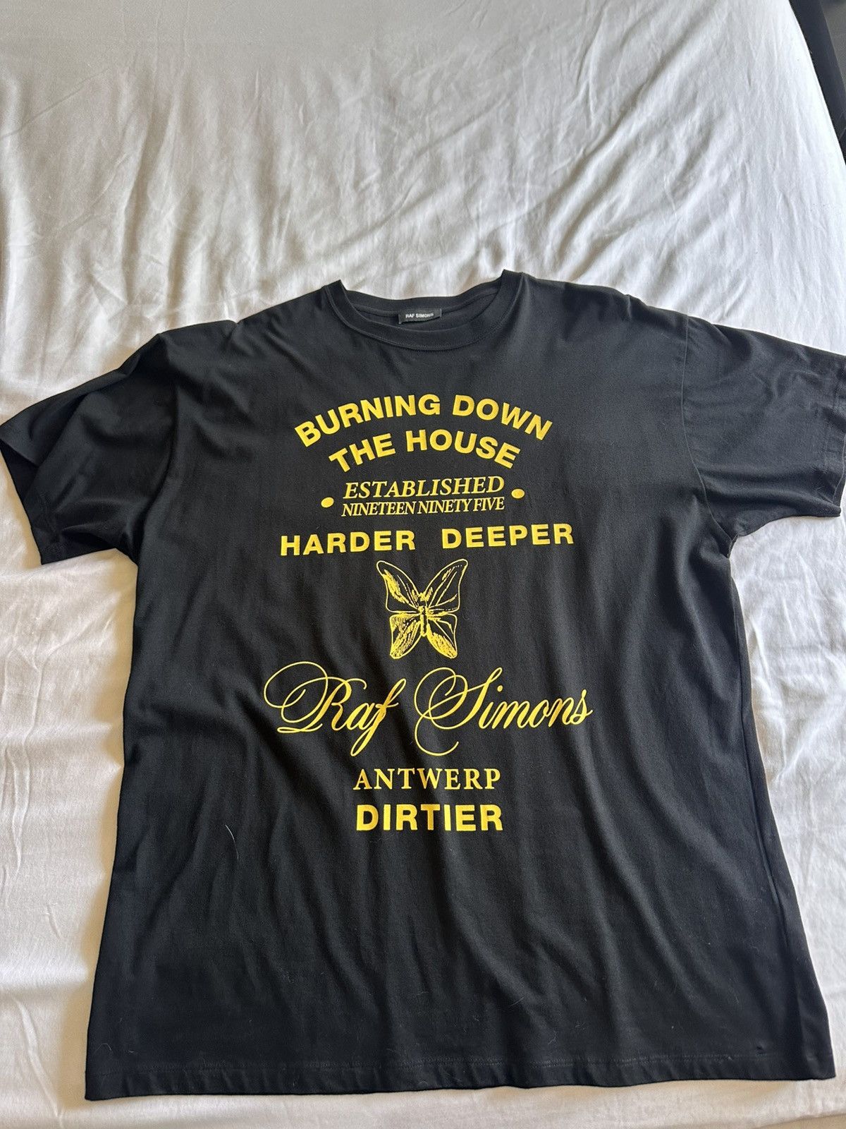 Raf Simons Raf Simons 2020 T-shirt “Harder Deeper” Size US XL / EU 56 / 4 - 5 Thumbnail