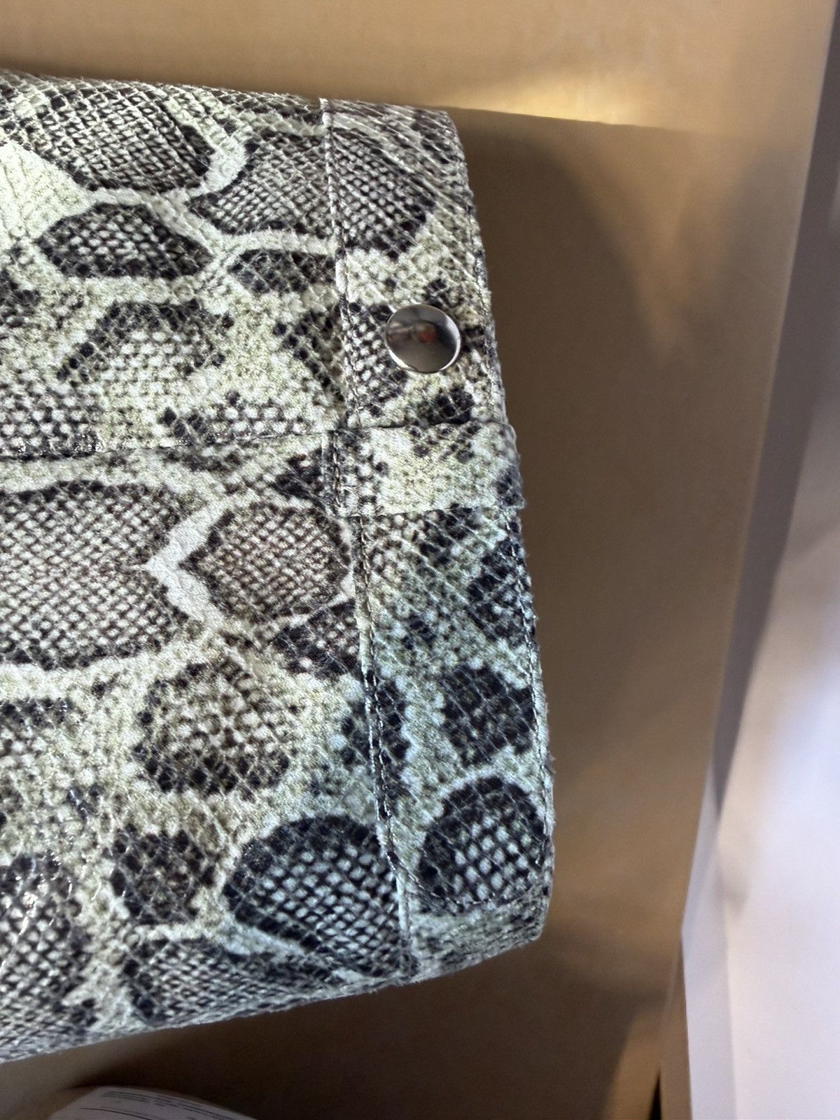 GIA BORGHINI Gia Borghini Florence Synthetic Python 9050, Size US 6, Size US 6 / IT 36 - 8 Thumbnail