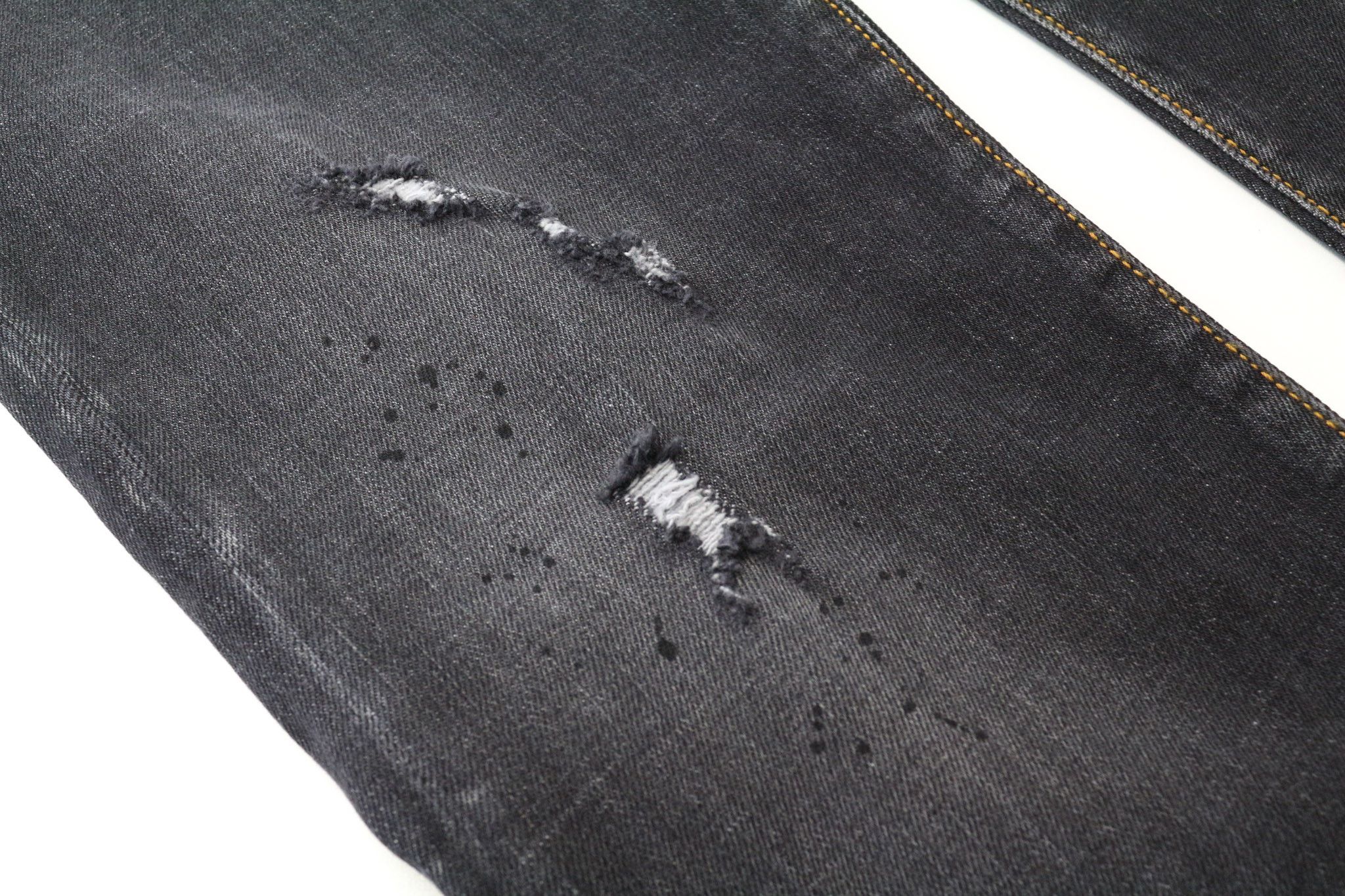 Takeshy Kurosawa W32 Dark Grey Cotton Stretch Slim Painted Jeans 75850 Size US 32 / EU 48 - 8 Thumbnail