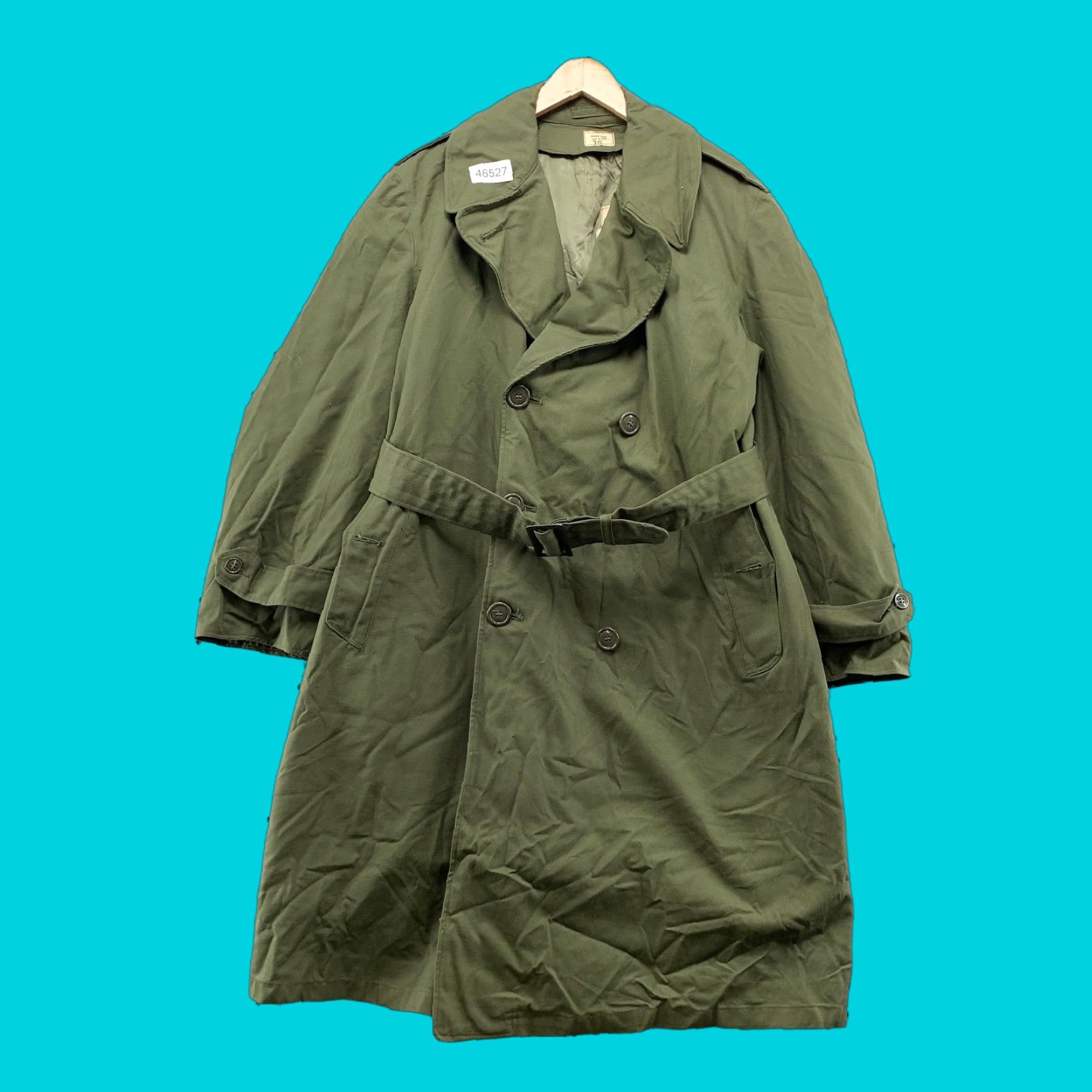 Doublet VINTAGE US Army Overcoat Jacket Mens M OG-107 Lined Double Breasted Green Winter Size US M / EU 48-50 / 2 - 1 Thumbnail
