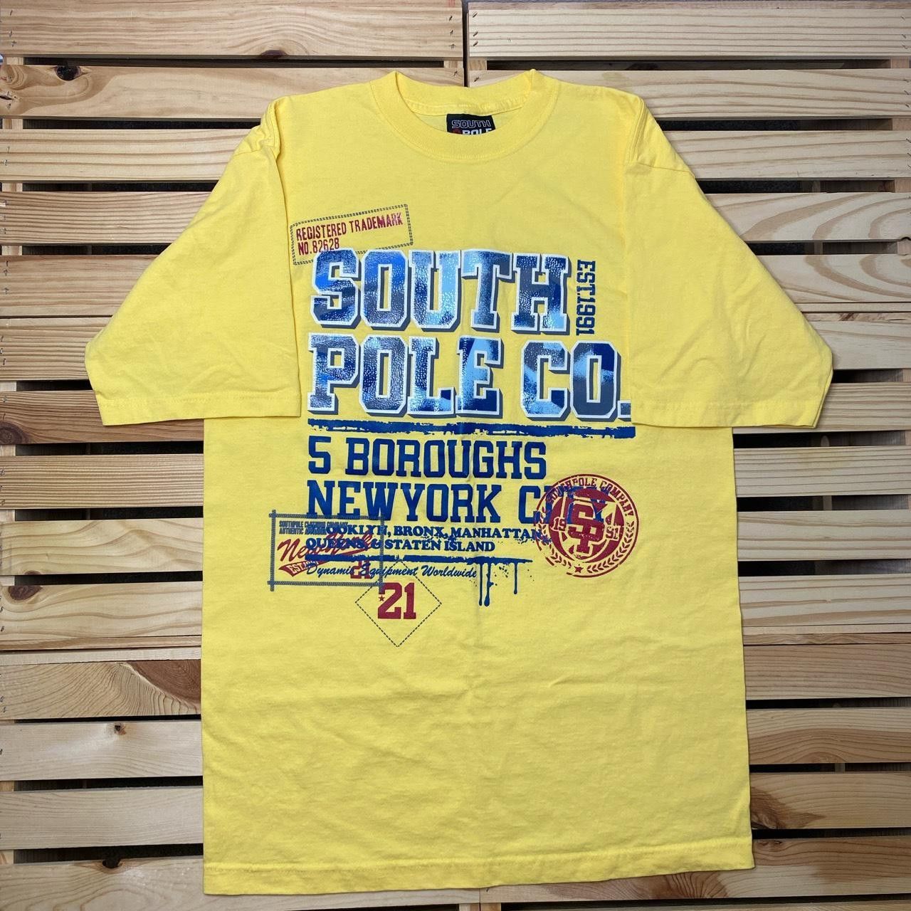 Southpole Vintage Southpole Yellow Y2K Hip Hop Tee Size Medium Size US M / EU 48-50 / 2 - 1 Thumbnail