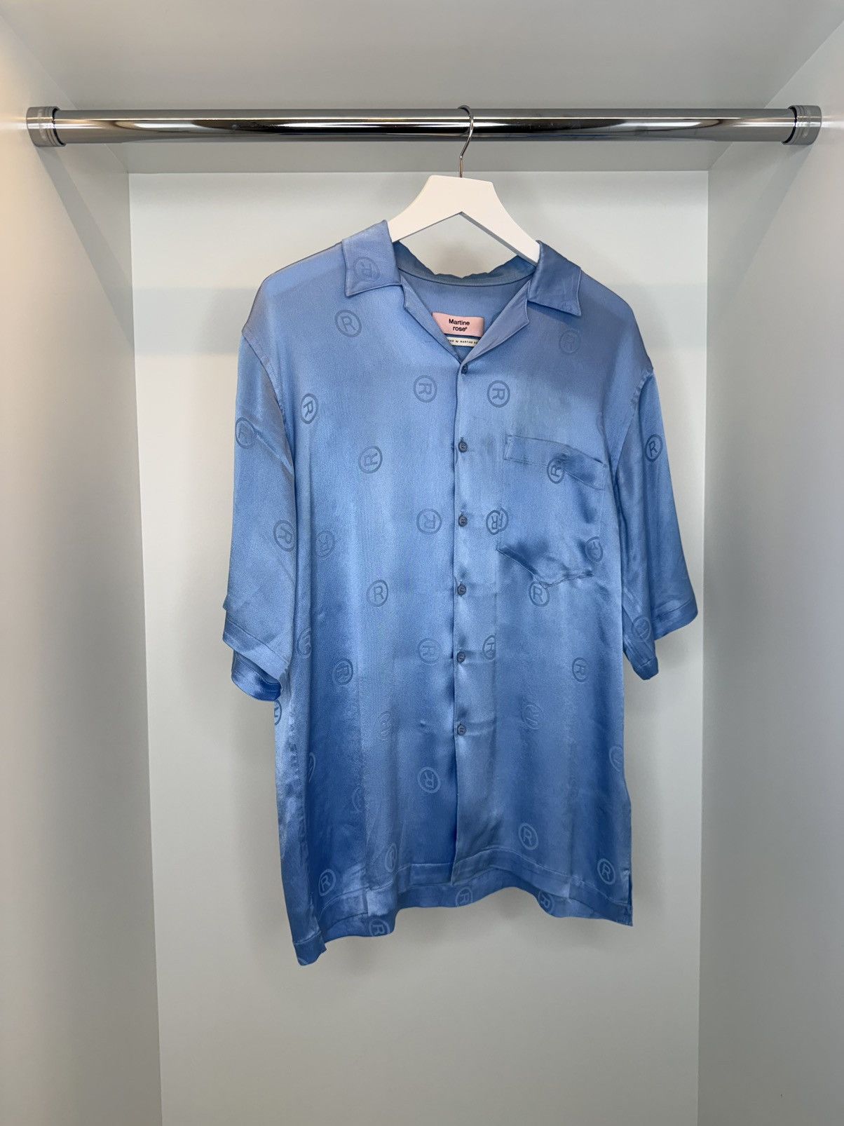 Martine Rose Registered Trademark Silk Shirt - M Size US M / EU 48-50 / 2 - 1 Thumbnail