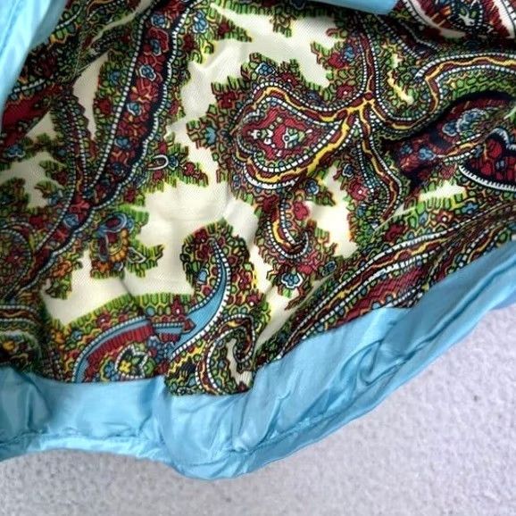 Talbots Talbots Puffer Vest Womens Small Petite Teal Nylon Blend Button Up Vest Polyester Lining Outdoor Casual Winter Women Button Pockets Size S / US 4 / IT 40 - 6 Thumbnail