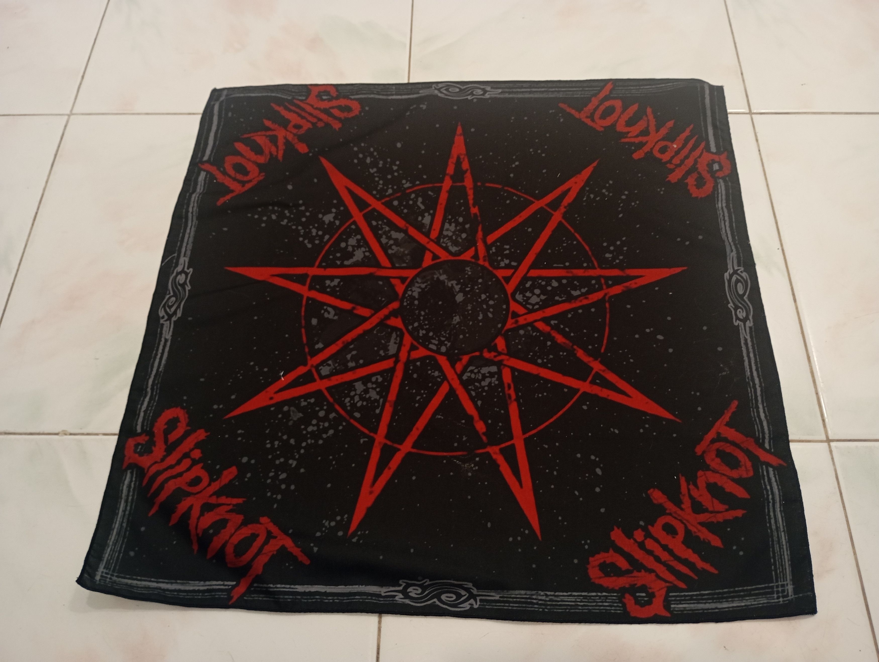 Band Tees Skulls Bandana Handkerchief Size ONE SIZE - 1 Thumbnail
