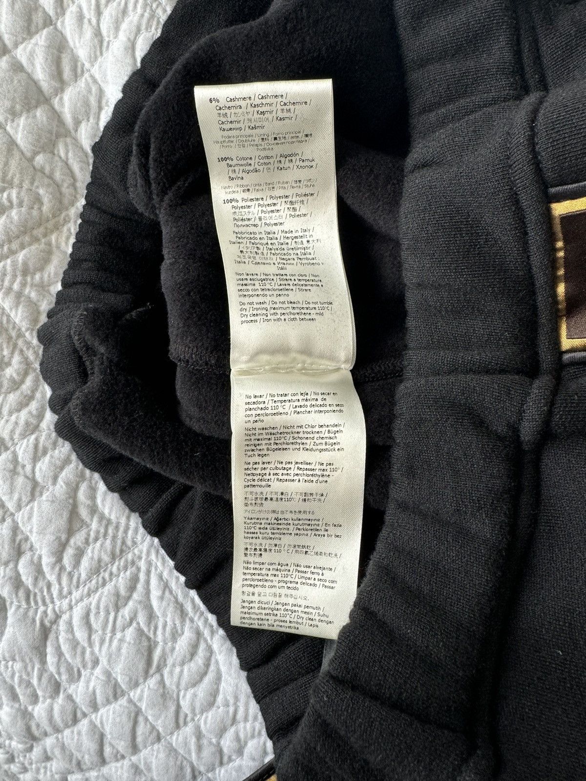 Fendi Fendi cotton logo track pants Size US 32 / EU 48 - 7 Thumbnail