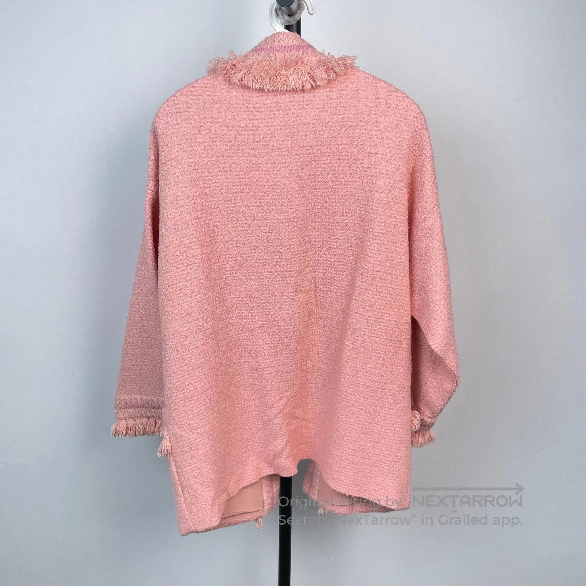 Gucci Gucci Pink Tassel Open Front Cardigan. Size S / US 4 / IT 40 - 2 Thumbnail