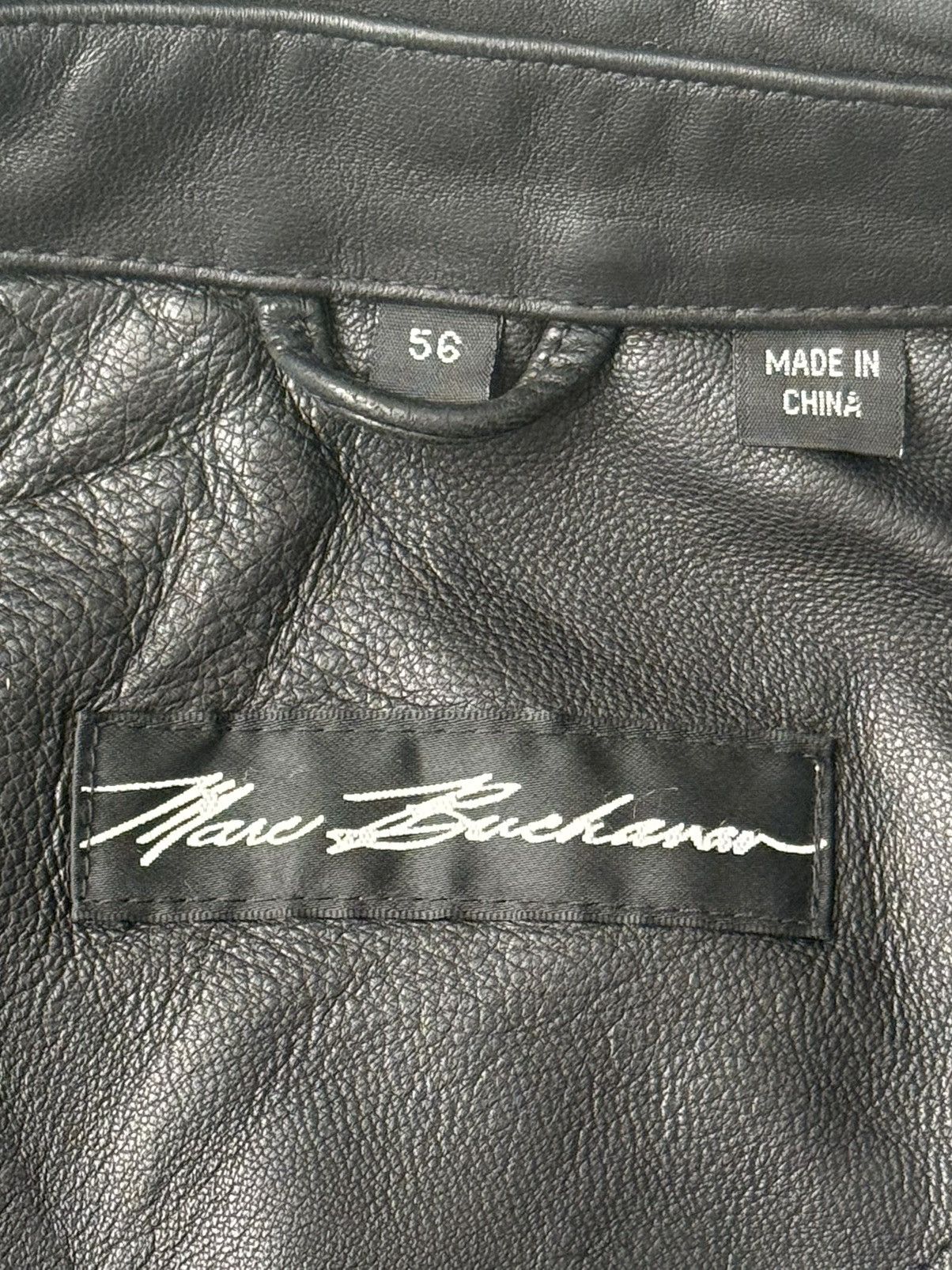 Pelle Pelle Vintage 90s Y2K Pelle Pelle Marc Buchanan Leather Jacket 56 Size US XXL / EU 58 / 5 - 14 Thumbnail
