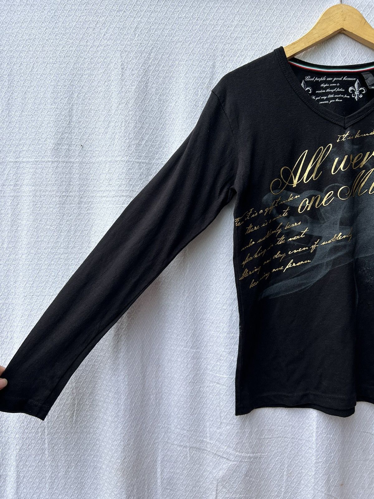 Hysteric Glamour 💸BINDINGOFFER💸Japanesebrand style poem smoke longsleeve Size US M / EU 48-50 / 2 - 6 Thumbnail