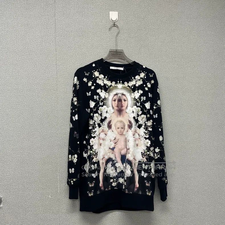 Givenchy Givenchy Notre Dame Starry Sky Round Neck Hoodie Size US XS / EU 42 / 0 - 1 Thumbnail