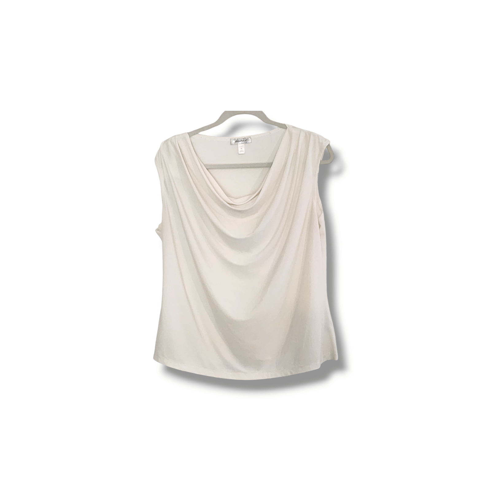 Other Dressbarn Sleeveless Blouse Women XL Ivory Cream color Size XL / US 12-14 / IT 48-50 - 1 Thumbnail