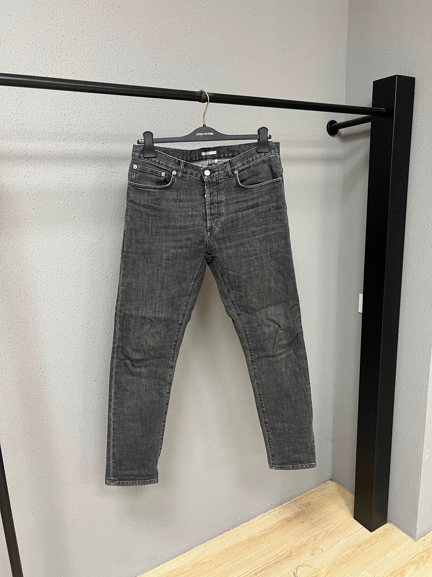 Dior Dior Gray Denim Jeans Size 31 Size US 31 - 1 Thumbnail
