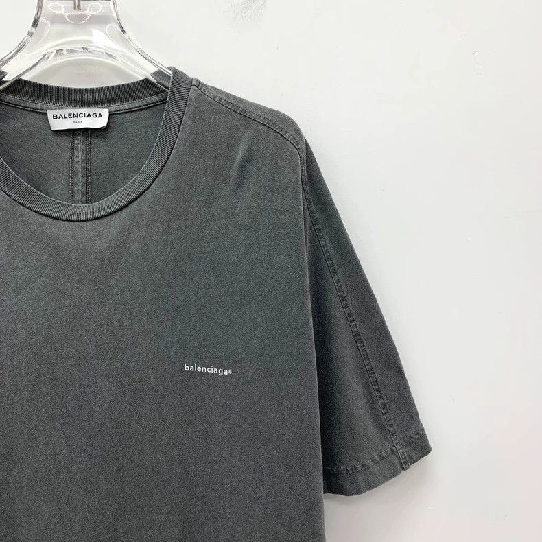 Balenciaga Balenciaga Black and grey logo monogram printed old round Size US XS / EU 42 / 0 - 3 Thumbnail