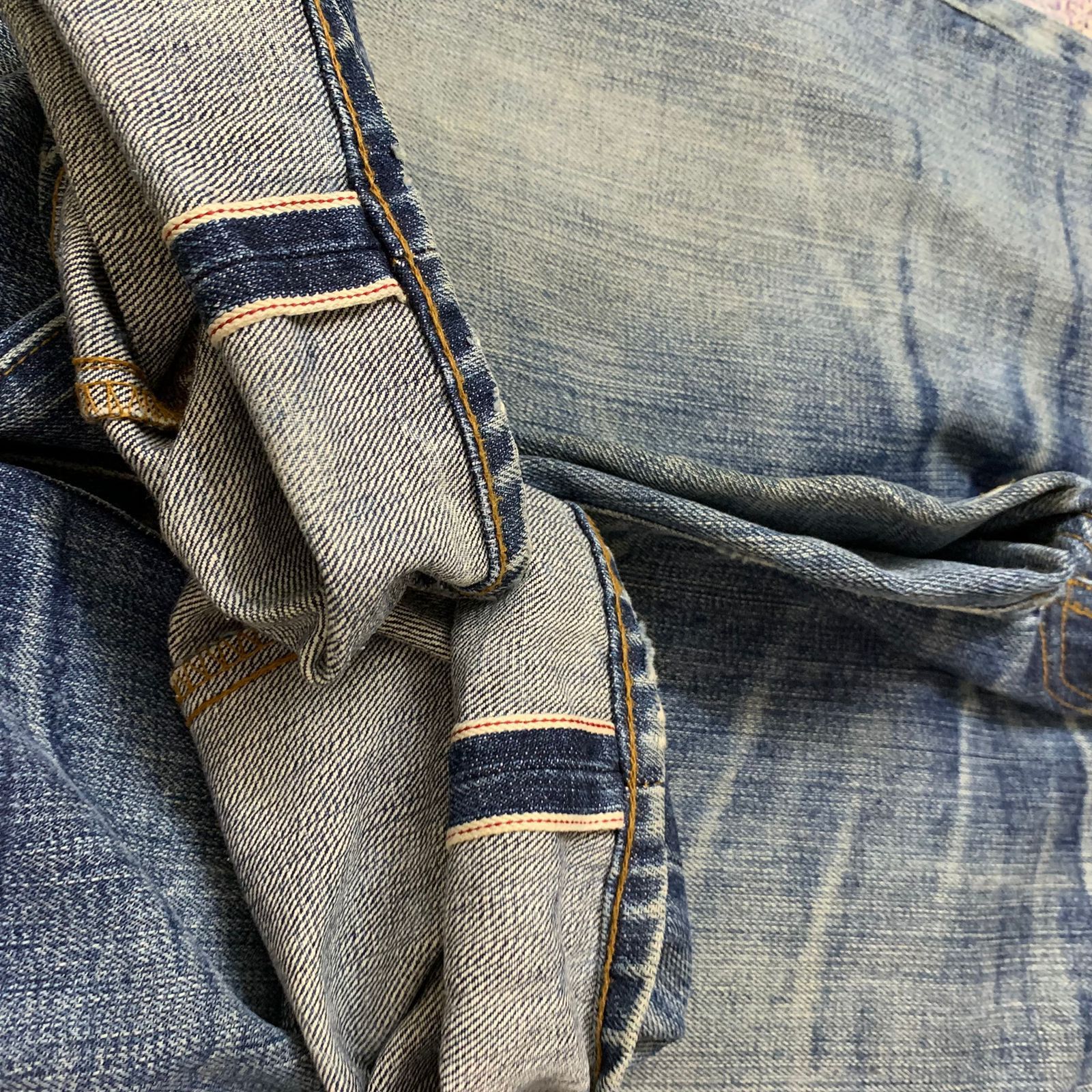 Vintage vintage y2k levis selvage inspired denim Size US 32 / EU 48 - 15 Thumbnail