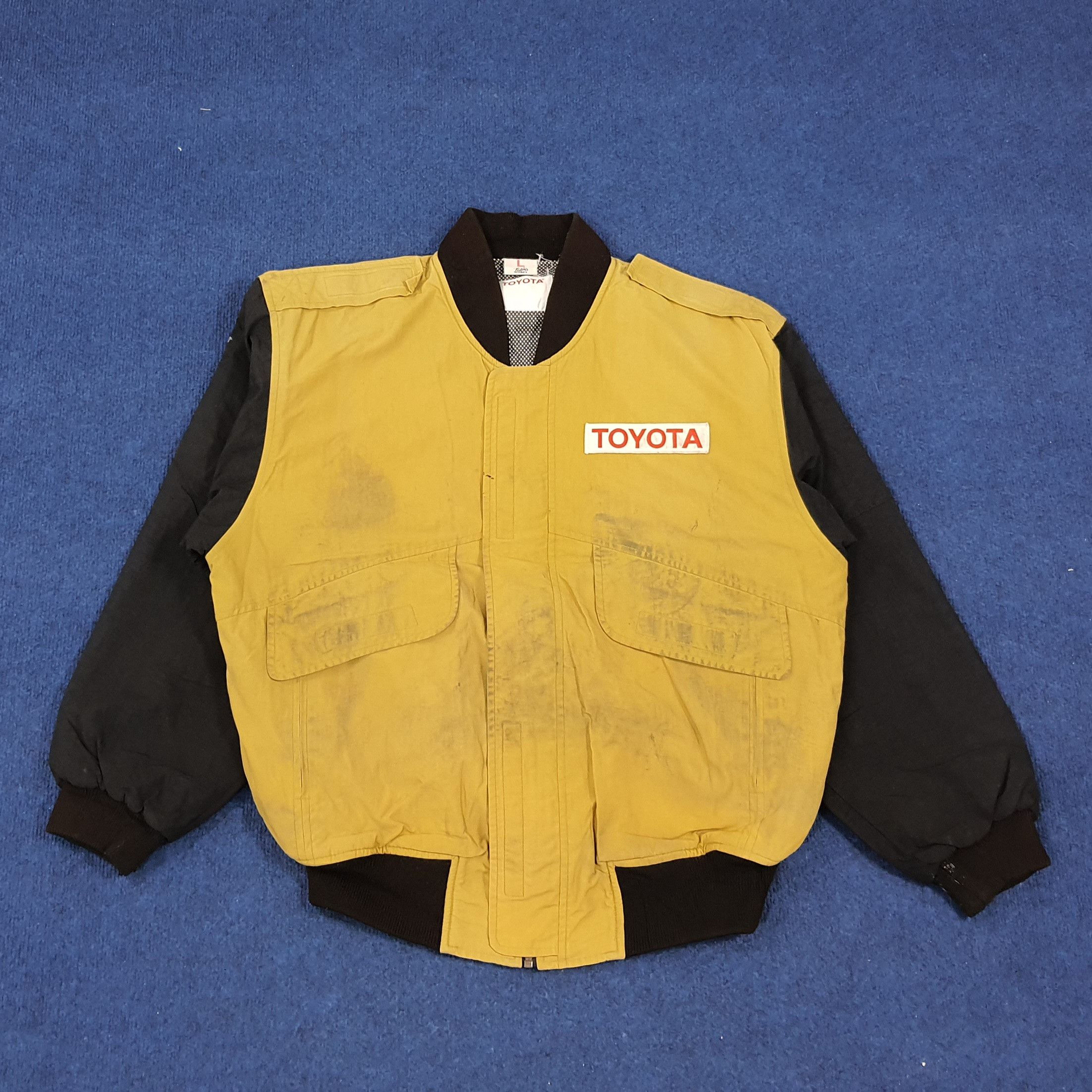 Japanese Brand × Vintage Vintage Toyota TRD Racing Team Motorsports Bomber Jacket Size US XL / EU 56 / 4 - 3 Thumbnail