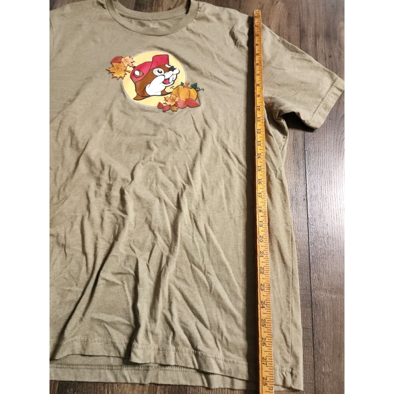 Vintage Buc-ee's Better When We Gather Together Fall Thanksgiving T Shirt Adult 2XL Green Short Sleeve Crew Neck Unisex 2XL Cotton Blend Vintage No Size US XXL / EU 58 / 5 - 3 Thumbnail