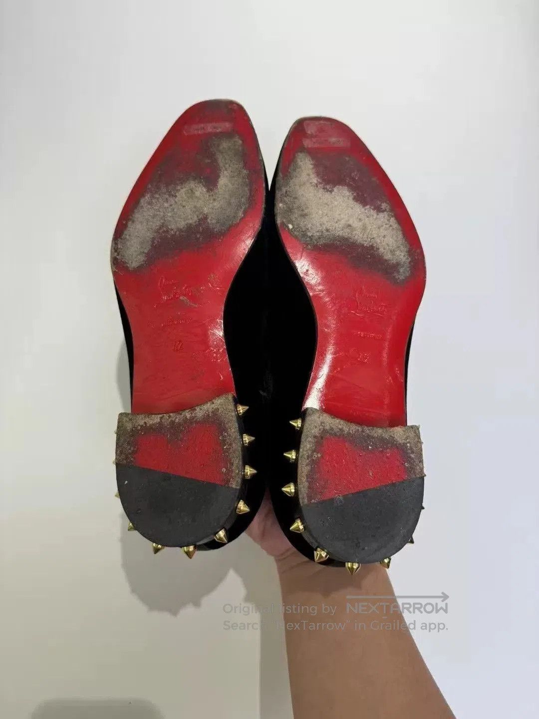 Christian Louboutin Christian Louboutin Suede Rivet Loafers. Size US 9 / EU 42 - 5 Thumbnail
