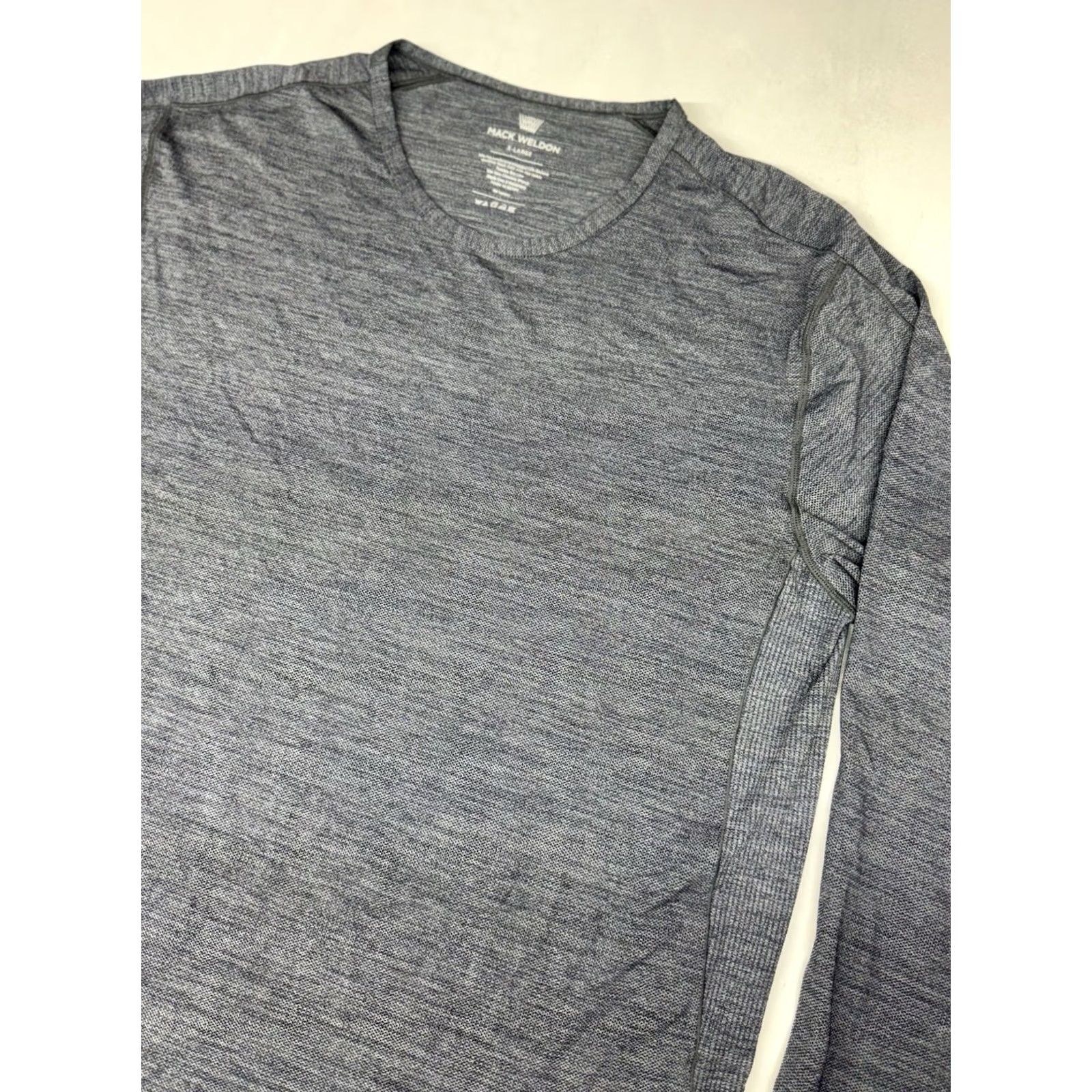 Vintage Mack Weldon Mens XL Blue Thermal Long Sleeve Shirt Crew Neck Gray/Blue Everyday Size US XL / EU 56 / 4 - 2 Thumbnail