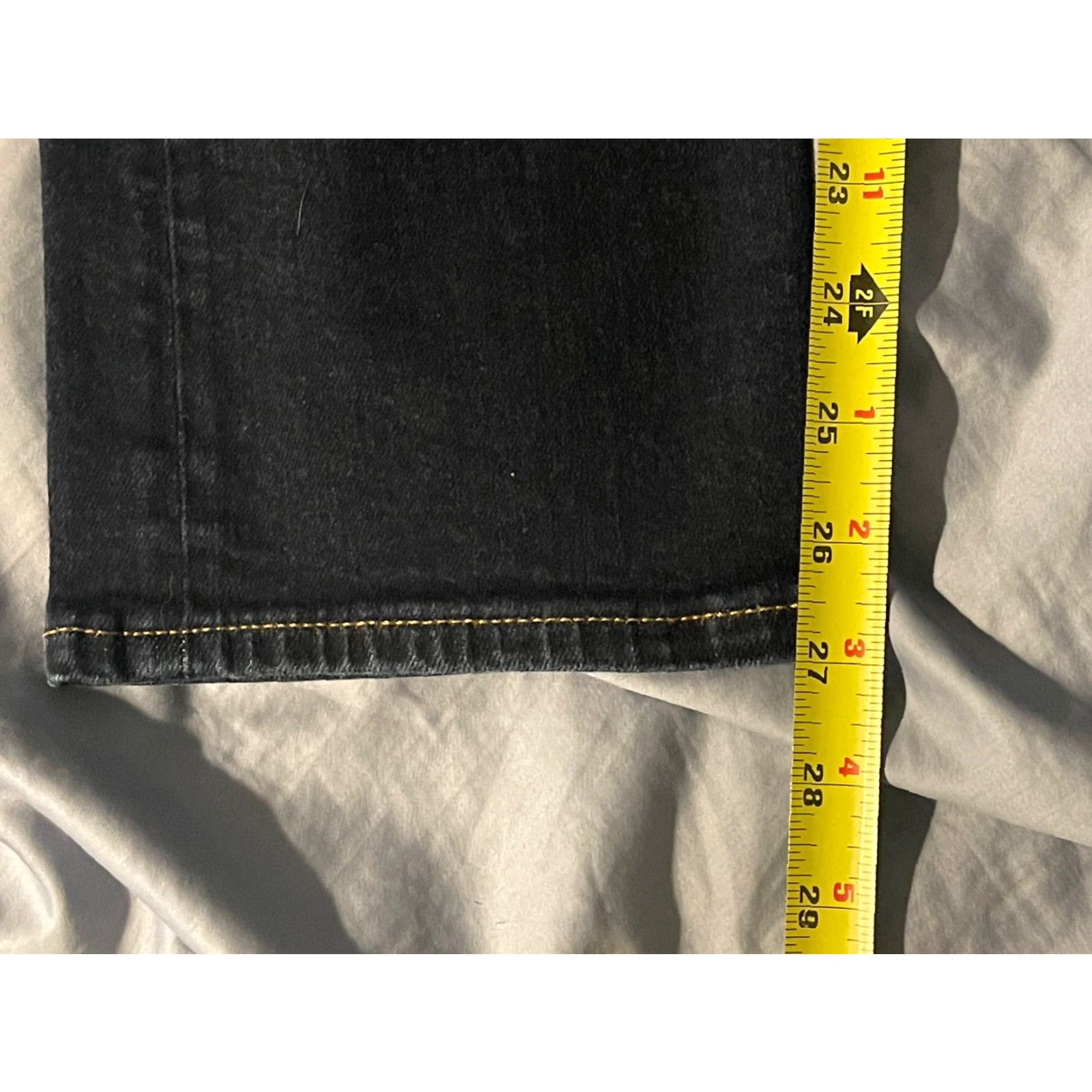 Vintage Revtown Jeans Mens Dark Blue Sharp Straight Leg 31x27 Mens Size US 31 - 6 Thumbnail