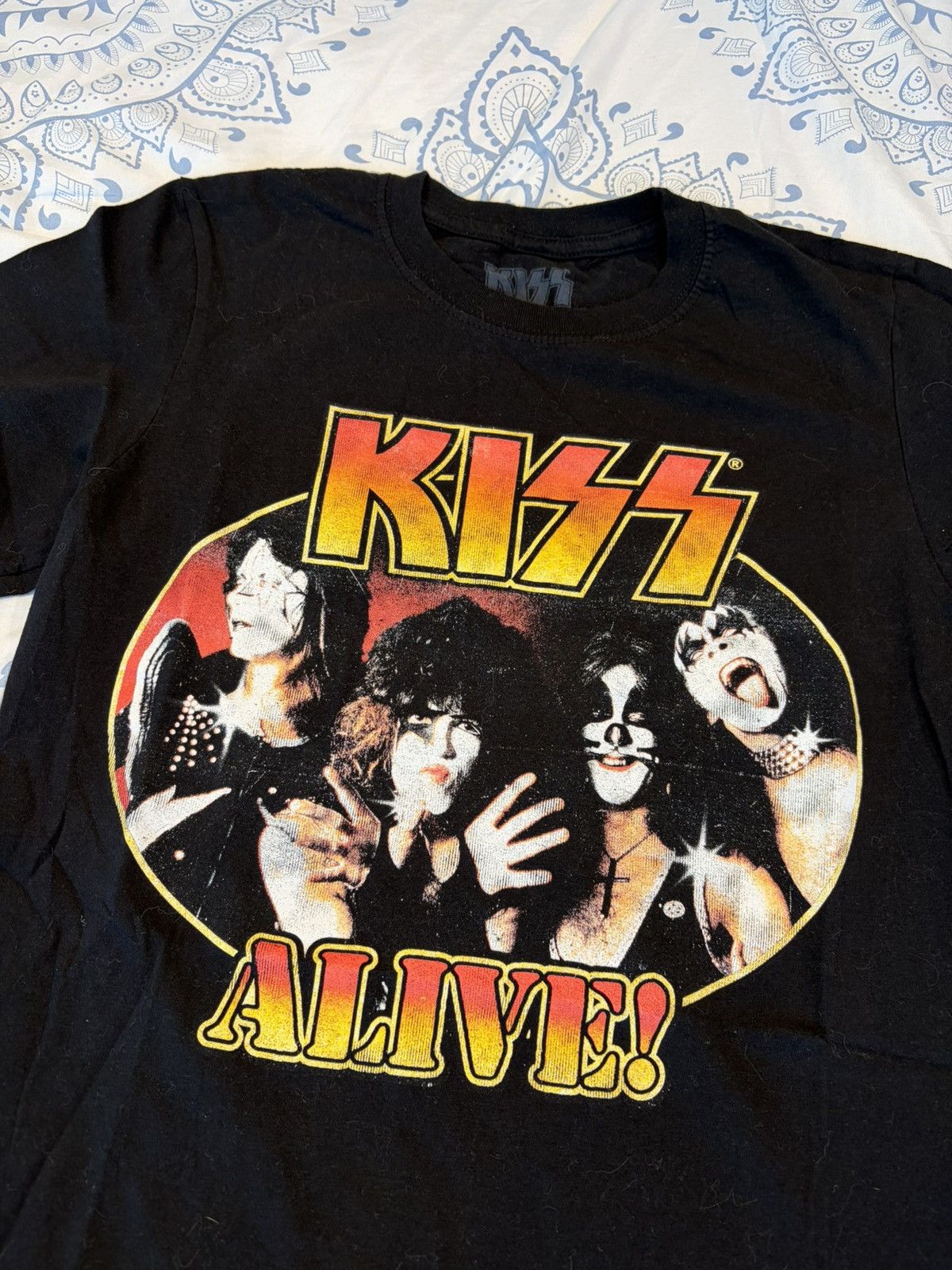 Vintage Kiss Shirt Small Size US S / EU 44-46 / 1 - 2 Thumbnail