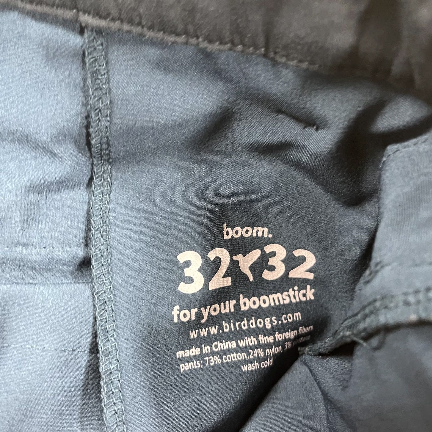 Vintage Birddogs Pants Mens 32x32 Dark Gray Cotton Blend Casual Chino Golf Office Work Size US 32 / EU 48 - 4 Thumbnail