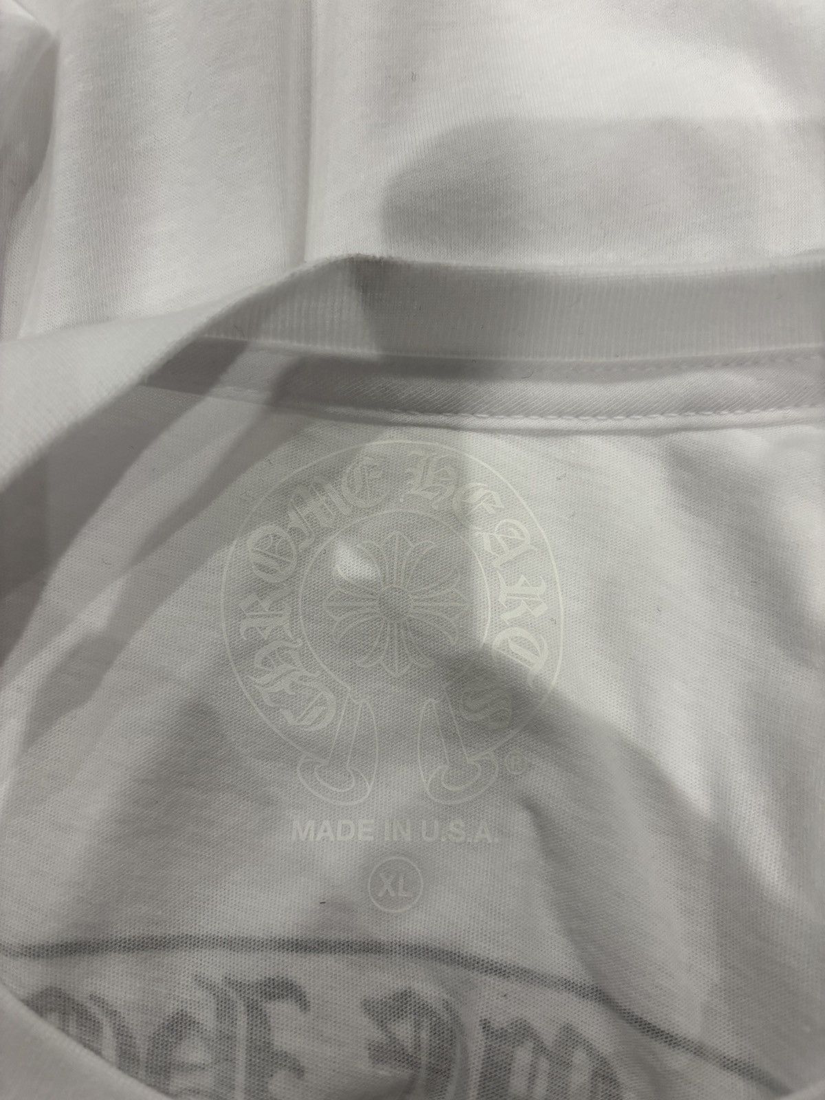 Chrome Hearts Chrome Hearts Scroll Logo Shirt White Size: XL Size US XL / EU 56 / 4 - 6 Thumbnail
