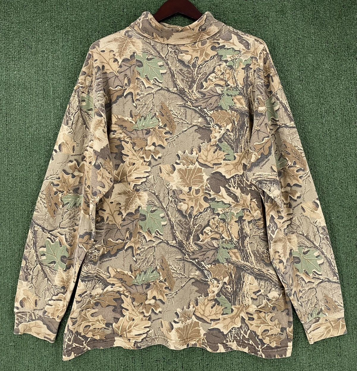 Other VTG 90’s Advantage Leaf Bark Camo Pocket Turtleneck Size US XXL / EU 58 / 5 - 4 Thumbnail