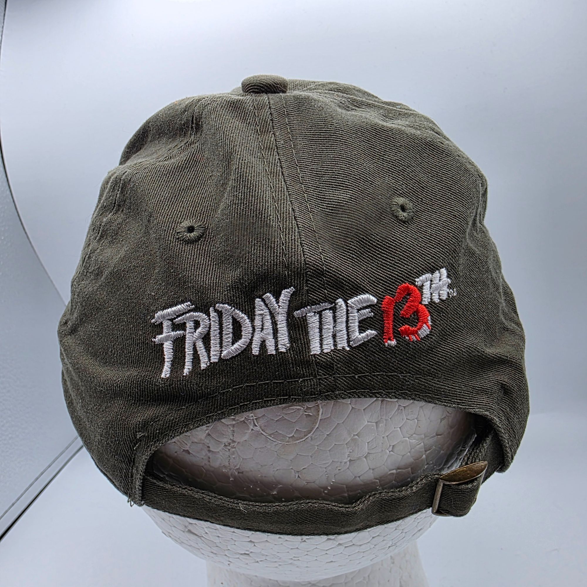 Other Friday the 13th Camp Crystal Lake Hat Cap Frayed Halloween M Size ONE SIZE - 3 Thumbnail