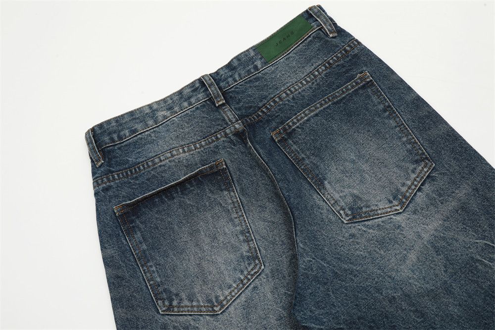 Japanese Brand × Vintage Washed distressed loose men's hippie casual flared jeans Size US 32 / EU 48 - 5 Thumbnail