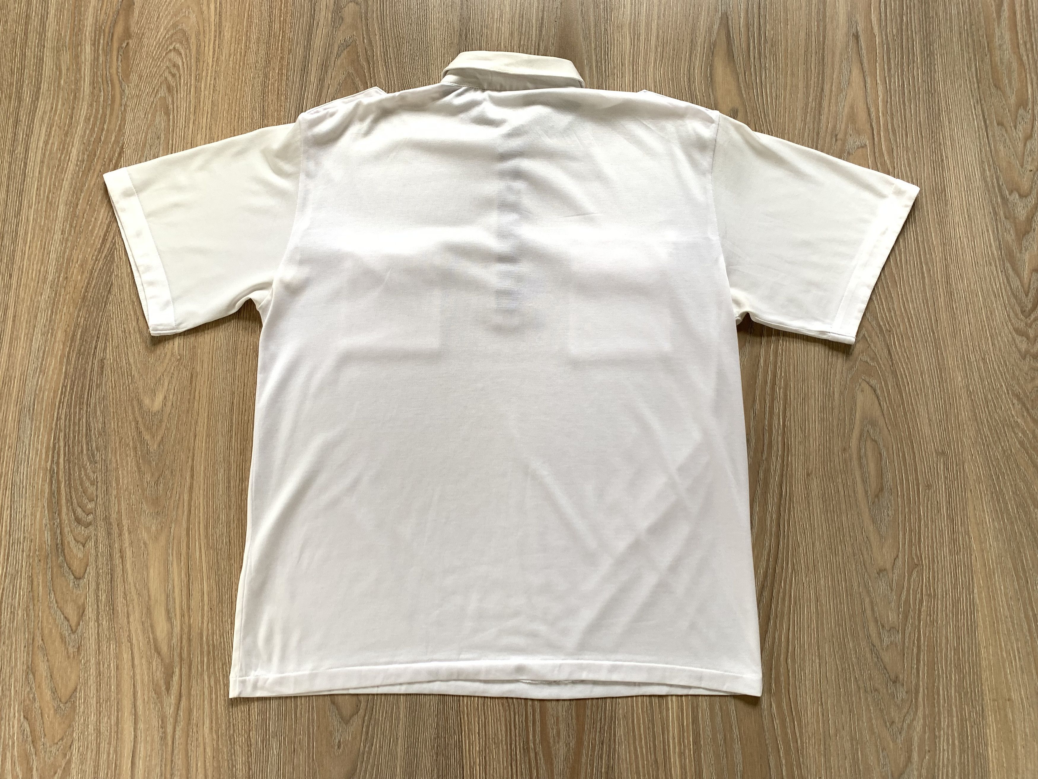 Berghaus × Vintage Berghaus Vintage White Cotton Pocket Polo T-Shirt Size US L / EU 52-54 / 3 - 3 Thumbnail