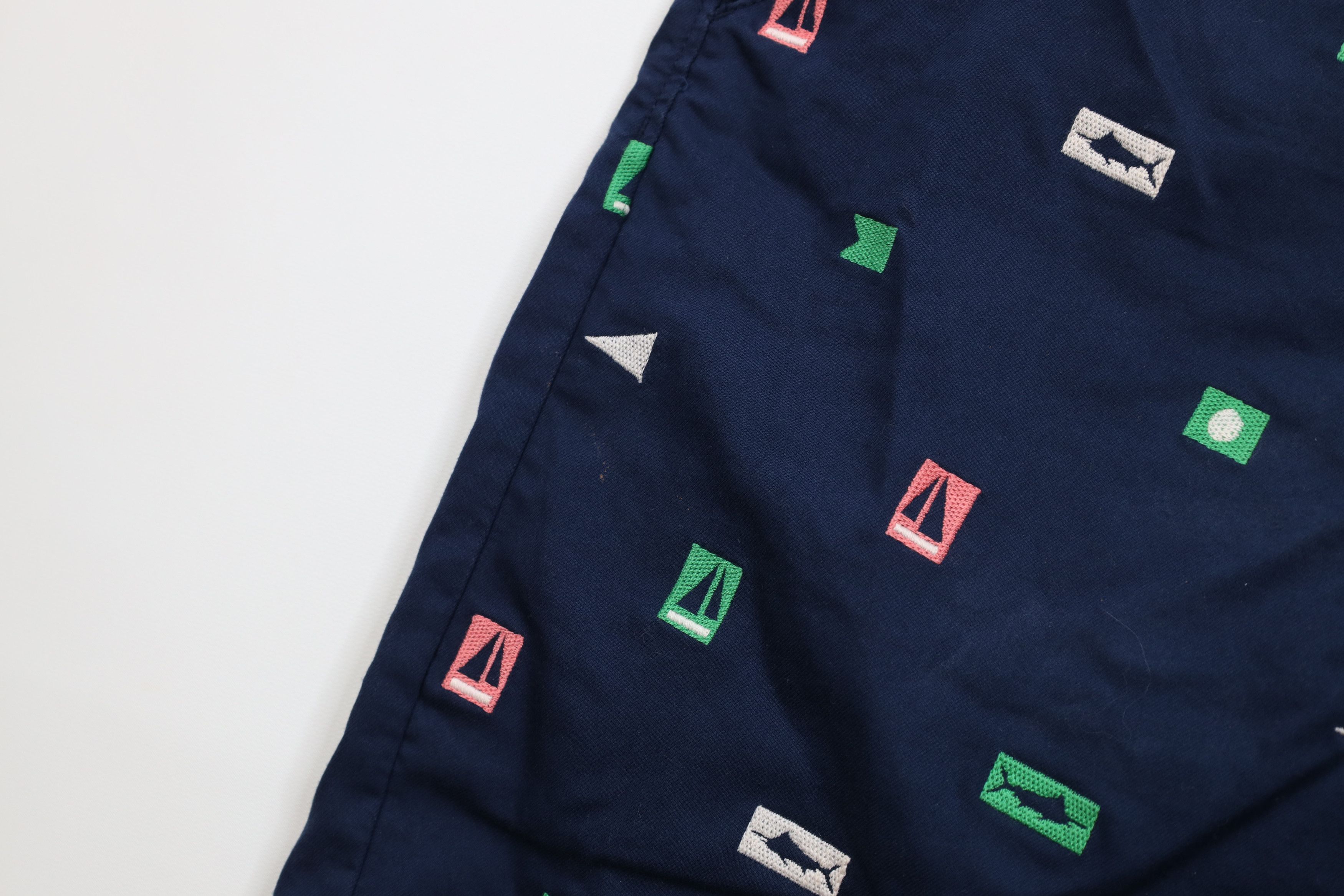 Columbia Columbia PFG Sailboat Fish All Over Print Chino Shorts Blue Size US 38 / EU 54 - 5 Thumbnail