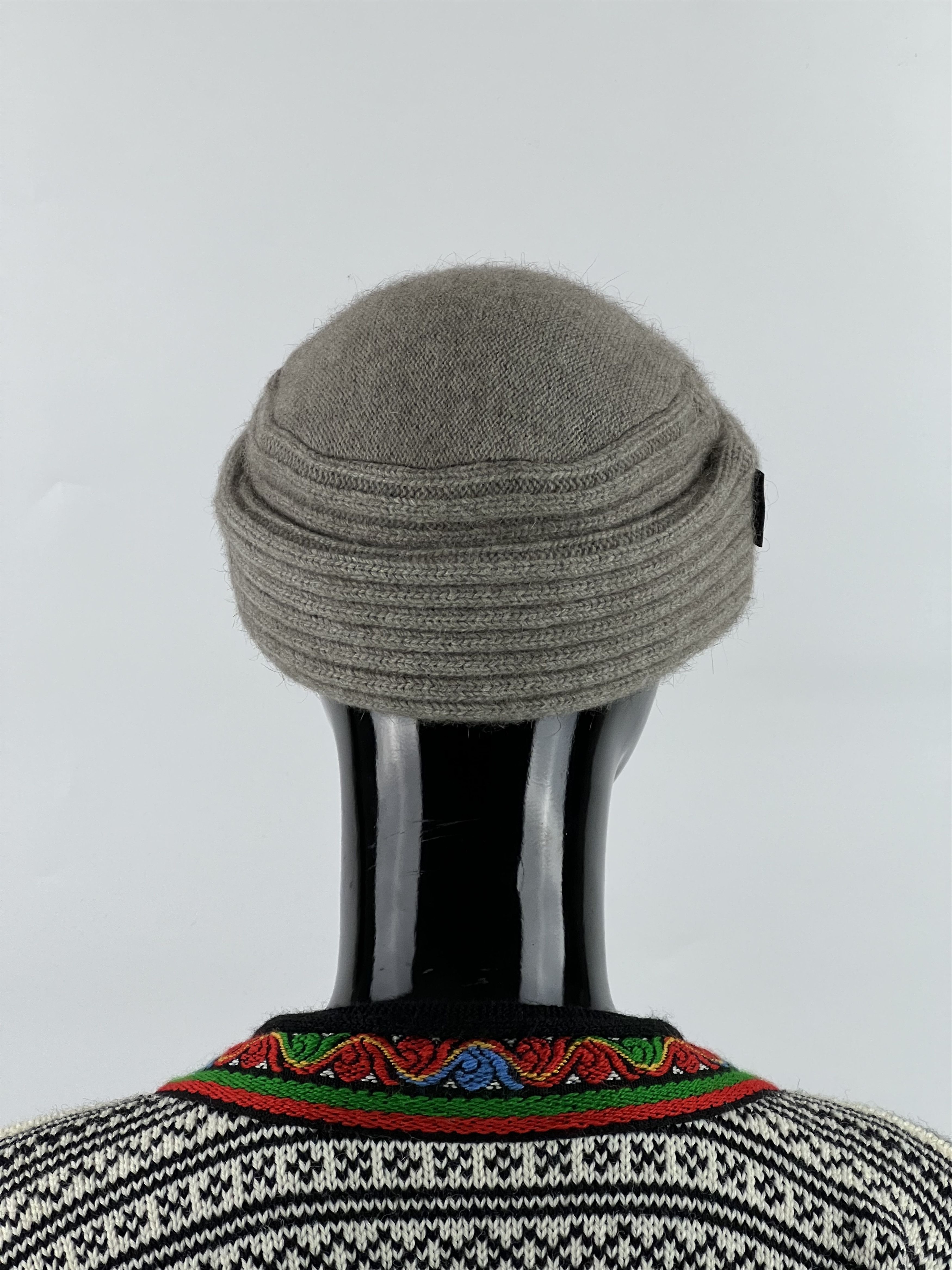 Designer Merinomink Women’s Gray Merino Wool Beanie Hat One Size Size ONE SIZE - 3 Thumbnail