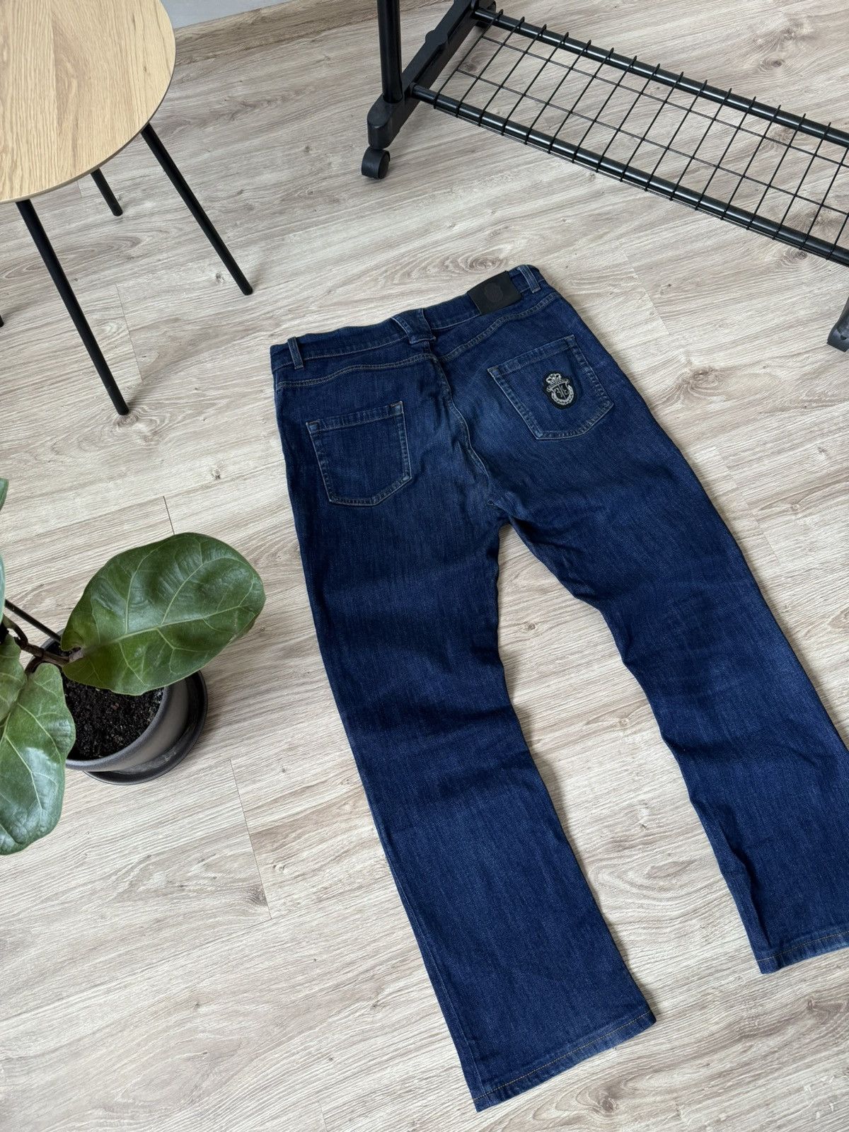 Billionaire Couture Billionaire Couture Blue Denim Jeans Made In Italy Size US 34 / EU 50 - 2 Thumbnail