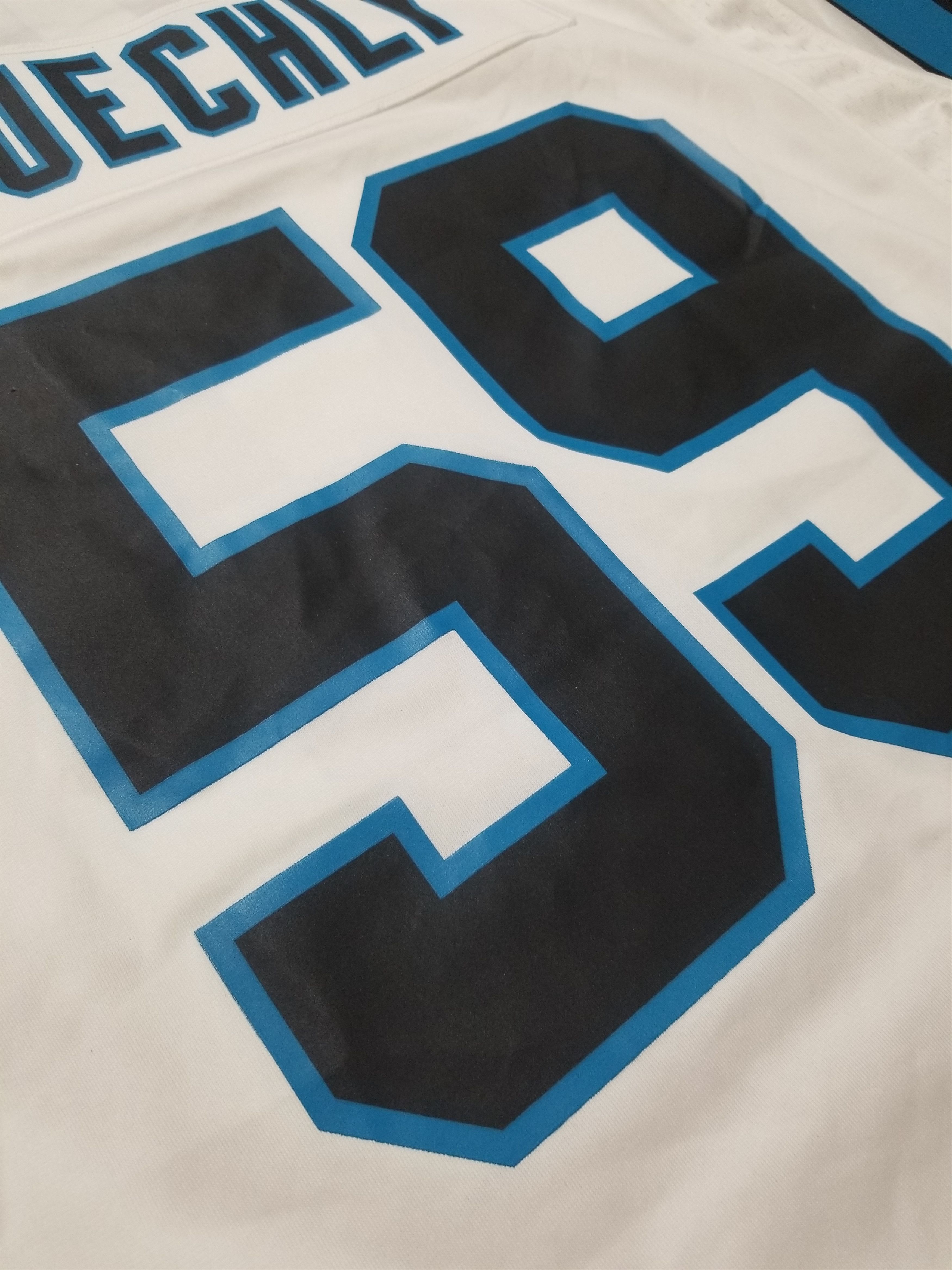 Nike Luke Keuchly #59 Carolina Panthers OnField NFL Jersey 3XL Size US XXL / EU 58 / 5 - 18 Thumbnail