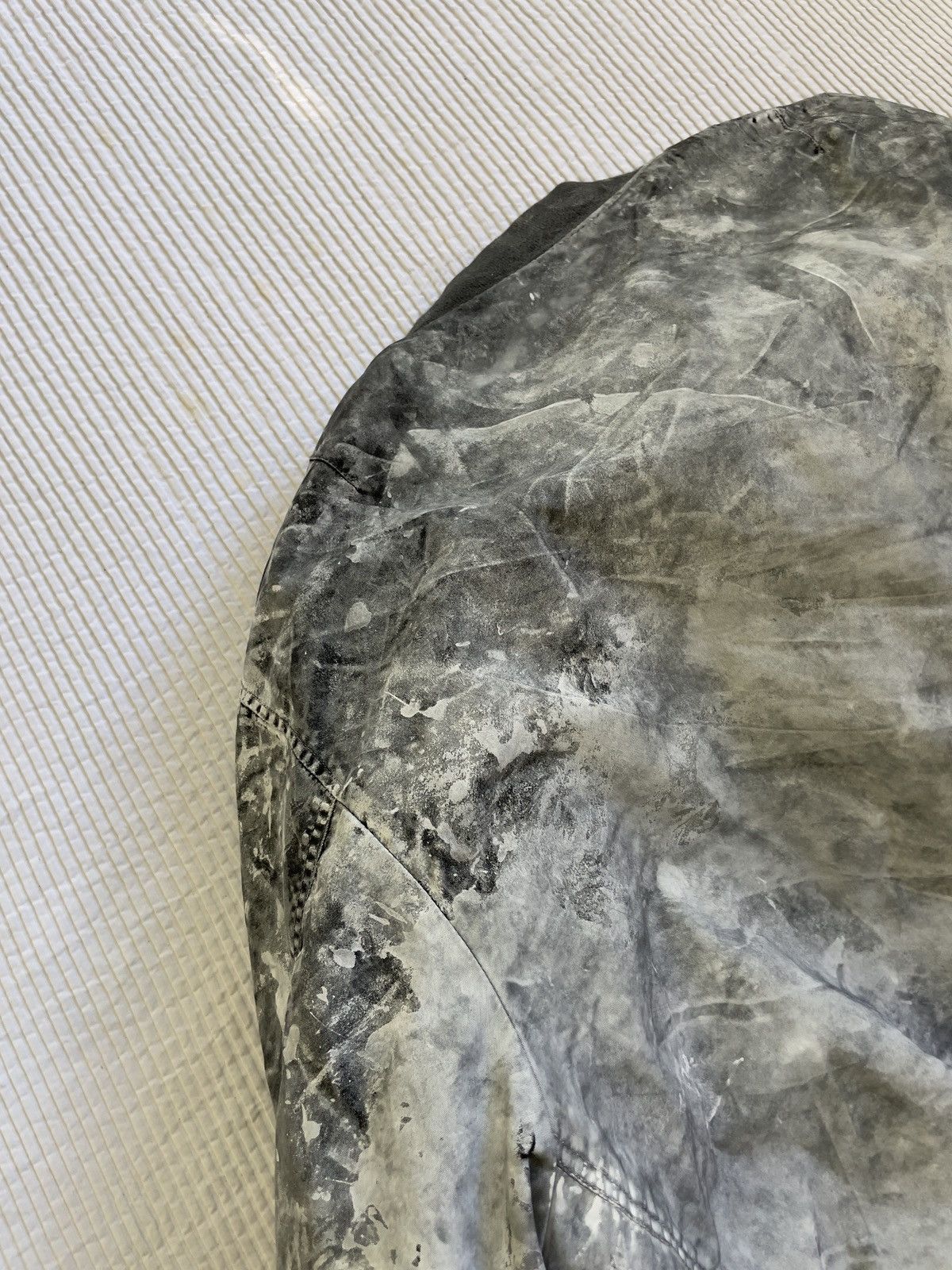 Handmade Snow Camo Bomber Jacket Size US XL / EU 56 / 4 - 12 Thumbnail